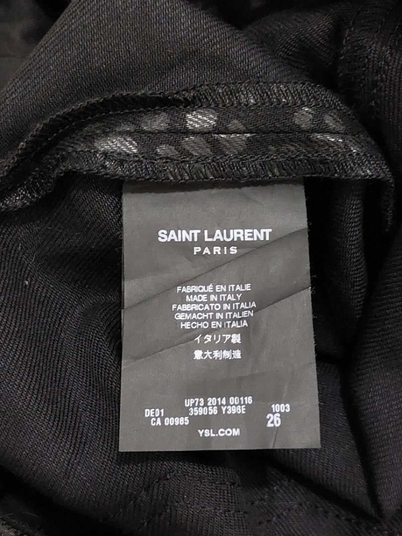 Hedi Slimane × Saint Laurent Paris Saint Laurent Paris FW14 D01 Leopard Print Denim Jeans Size US 28 / EU 44 - 8 Thumbnail