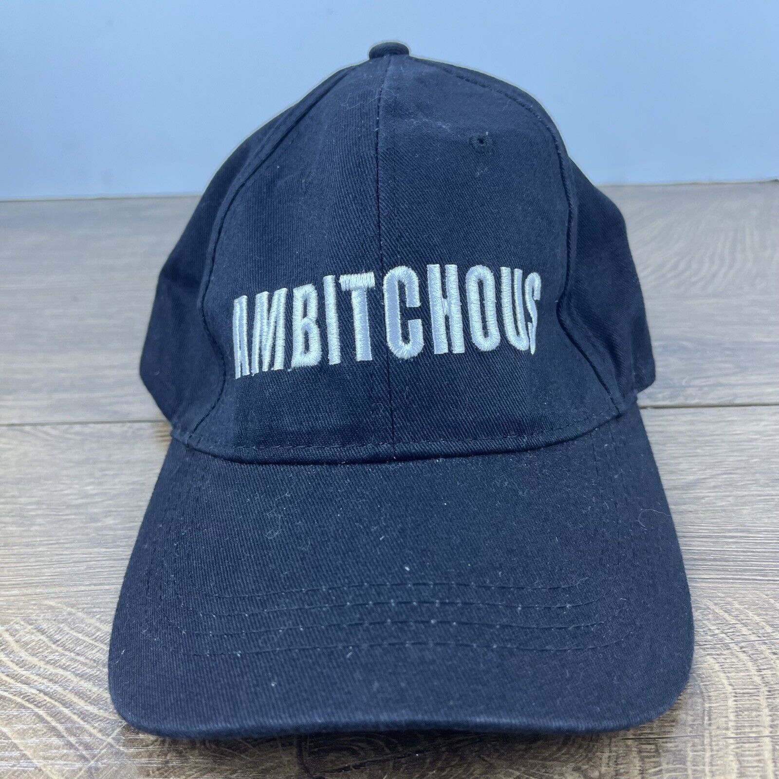 Other Ambitchous Hat Ambitchous Hat Black Hat Adjustable Black Adu Size ONE SIZE - 1 Thumbnail