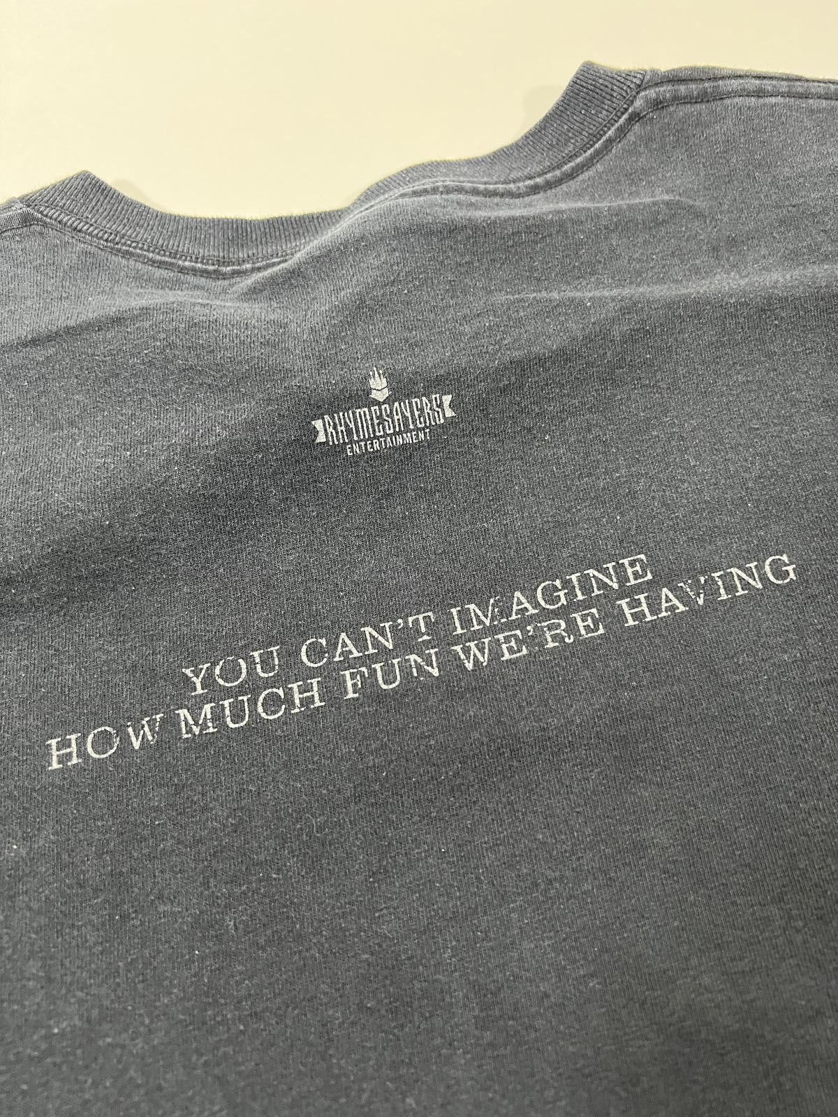 Fruit Of The Loom Vintage 2000s Atmosphere "You can't Imagine how much fun" Size US XL / EU 56 / 4 - 8 Thumbnail