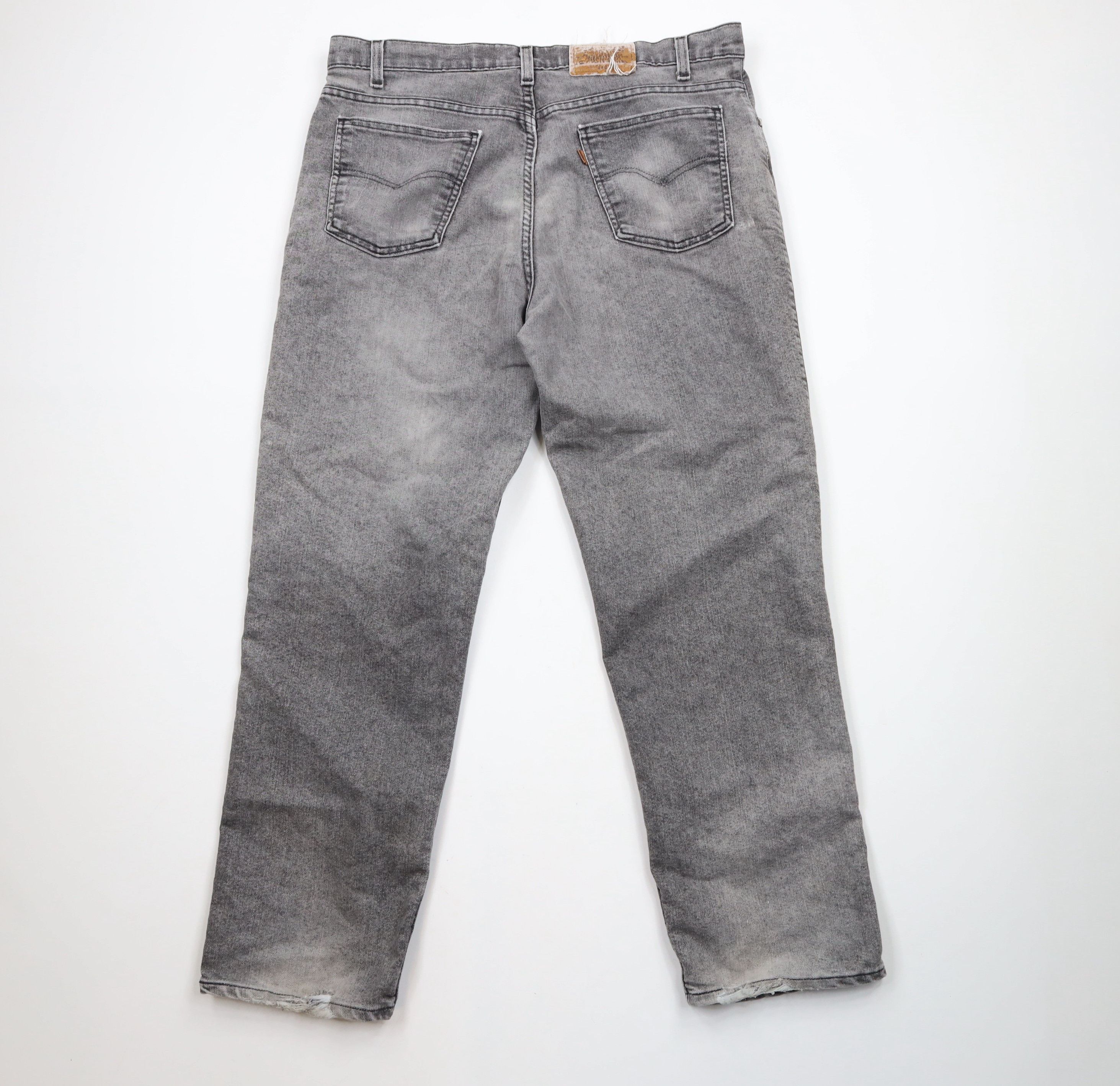 Levi's × Vintage Vintage 90s Levis 540 Flex Relaxed Fit Denim Jeans Gray Size US 36 / EU 52 - 11 Thumbnail