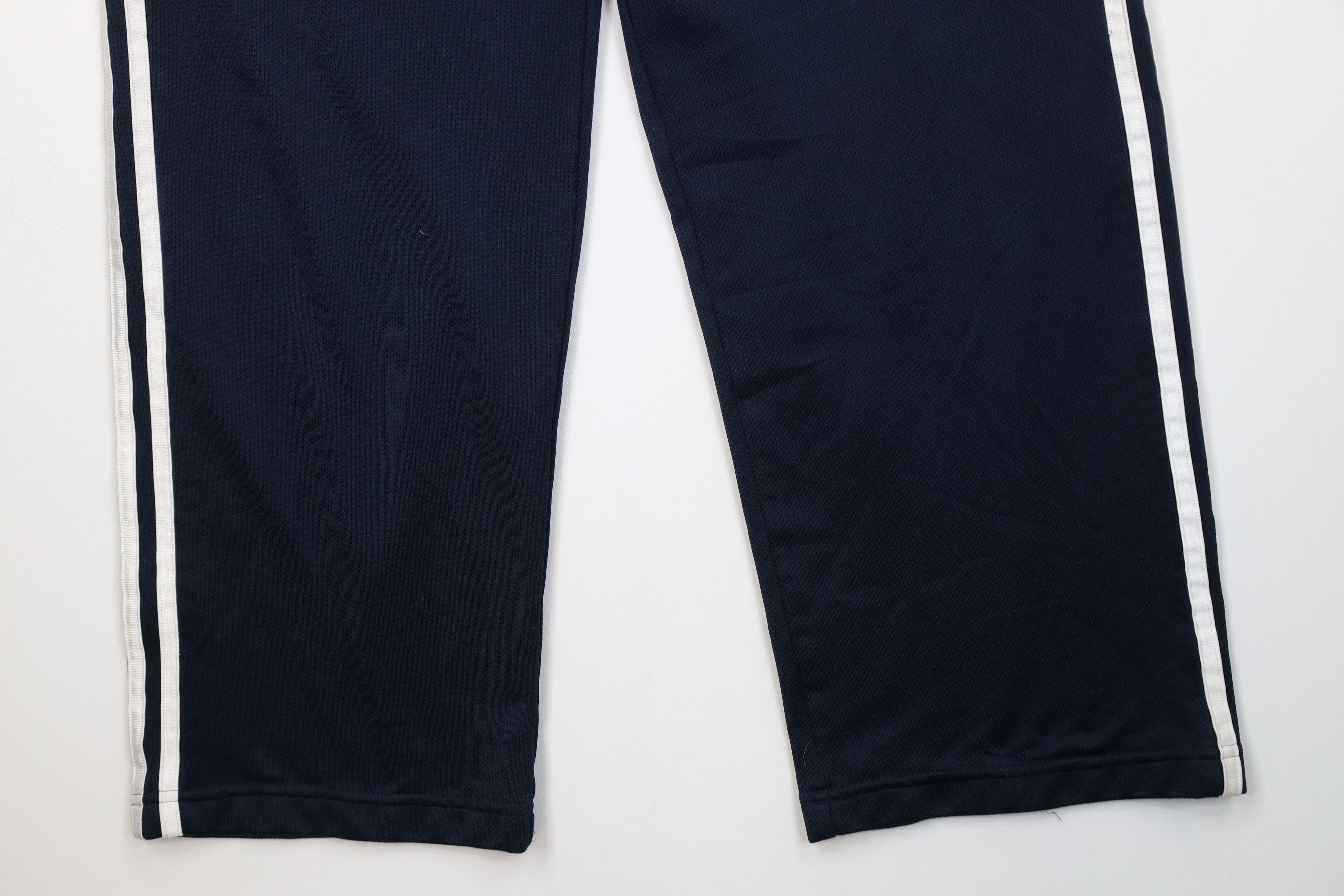 Adidas Vintage Y2K Adidas Babydoll Knit Wide Leg Sweatpants Blue Size 28" / US 6 / IT 42 - 4 Thumbnail