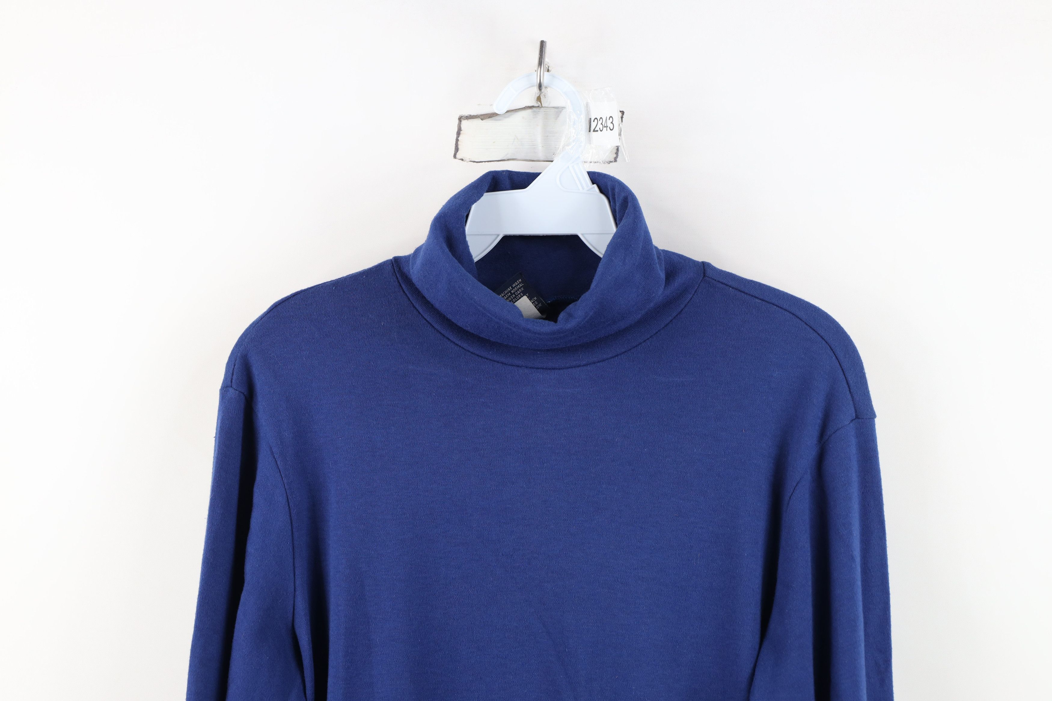 Lands' End Vintage 90s Lands End Long Sleeve Turtleneck T-Shirt USA Size M / US 6-8 / IT 42-44 - 2 Thumbnail