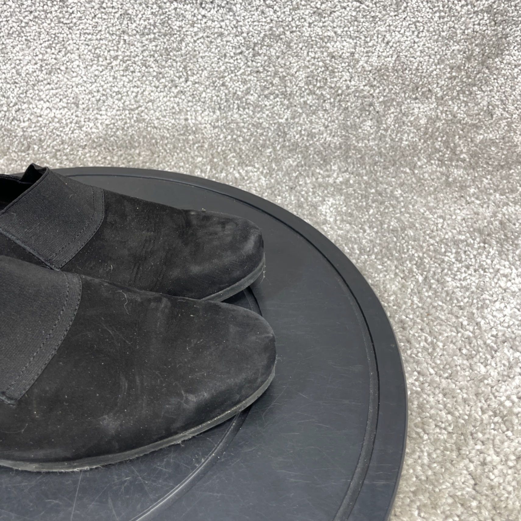 Vintage VINTAGE Arche Women's Wedge Pumps Size 38 EU 7.5 US Leather Slip-On Black Casual Size US 7.5 / IT 37.5 - 2 Thumbnail