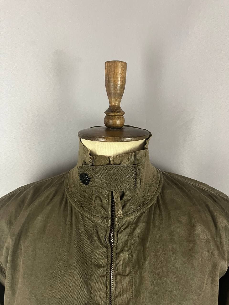 Stone Island Stone Island Vintage Garment Dyed Lino Jacket Khaki Size US XL / EU 56 / 4 - 3 Thumbnail
