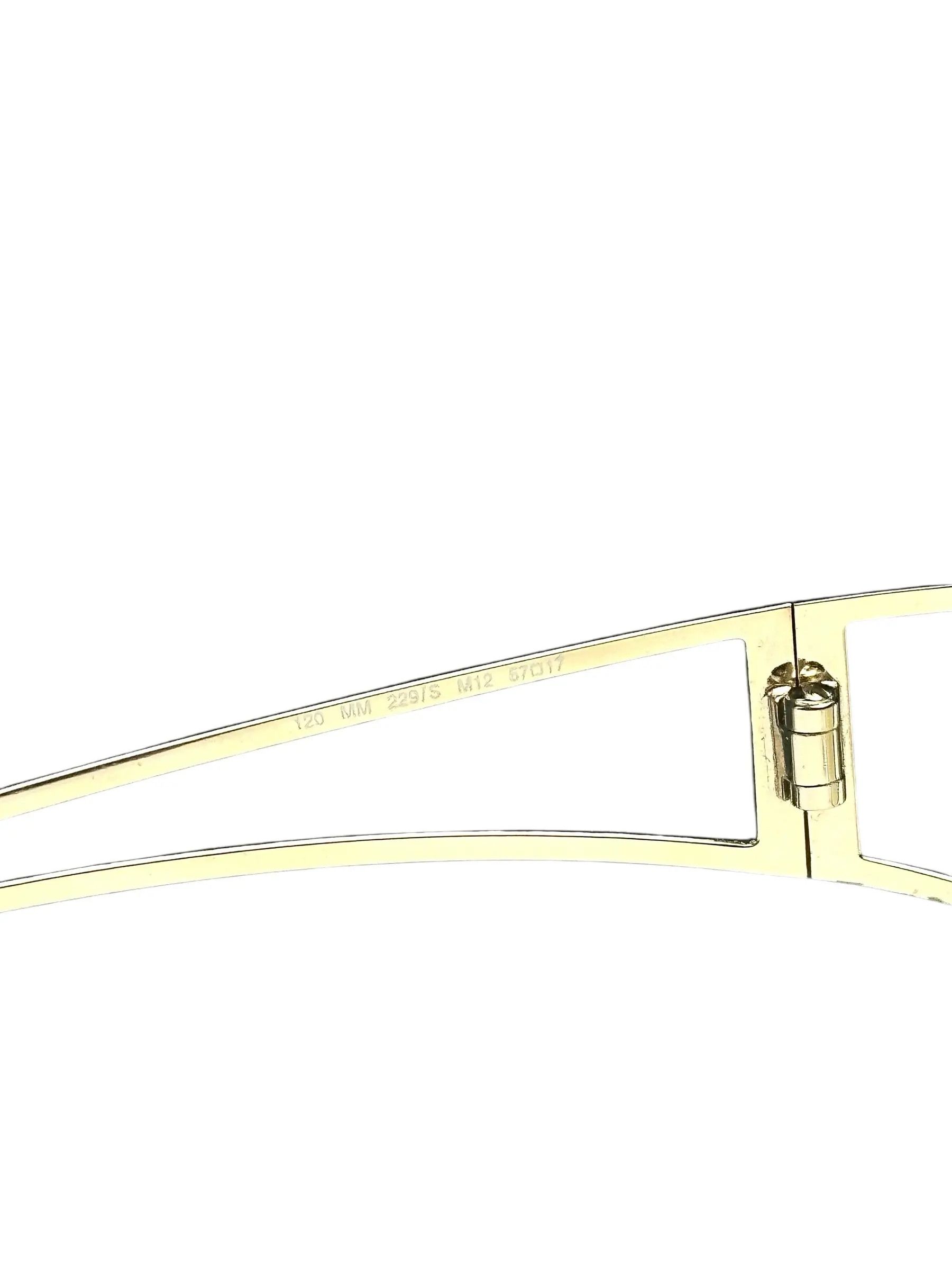Max Mara Max Mara cateye gold vintage luxury designer sunglasses Size ONE SIZE - 8 Thumbnail