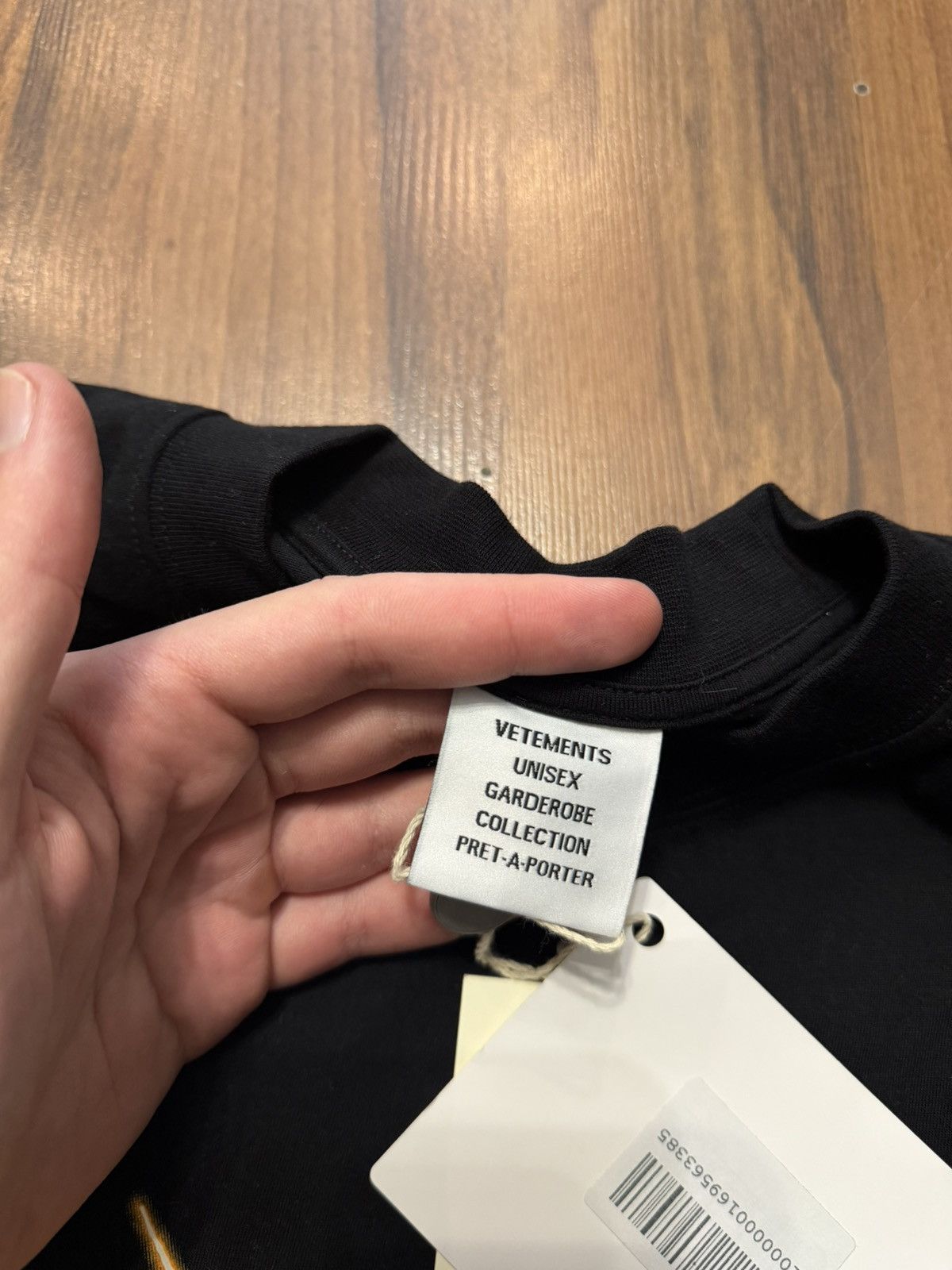 Vetements Vetements Unicorn Black Tee Size US XS / EU 42 / 0 - 10 Thumbnail