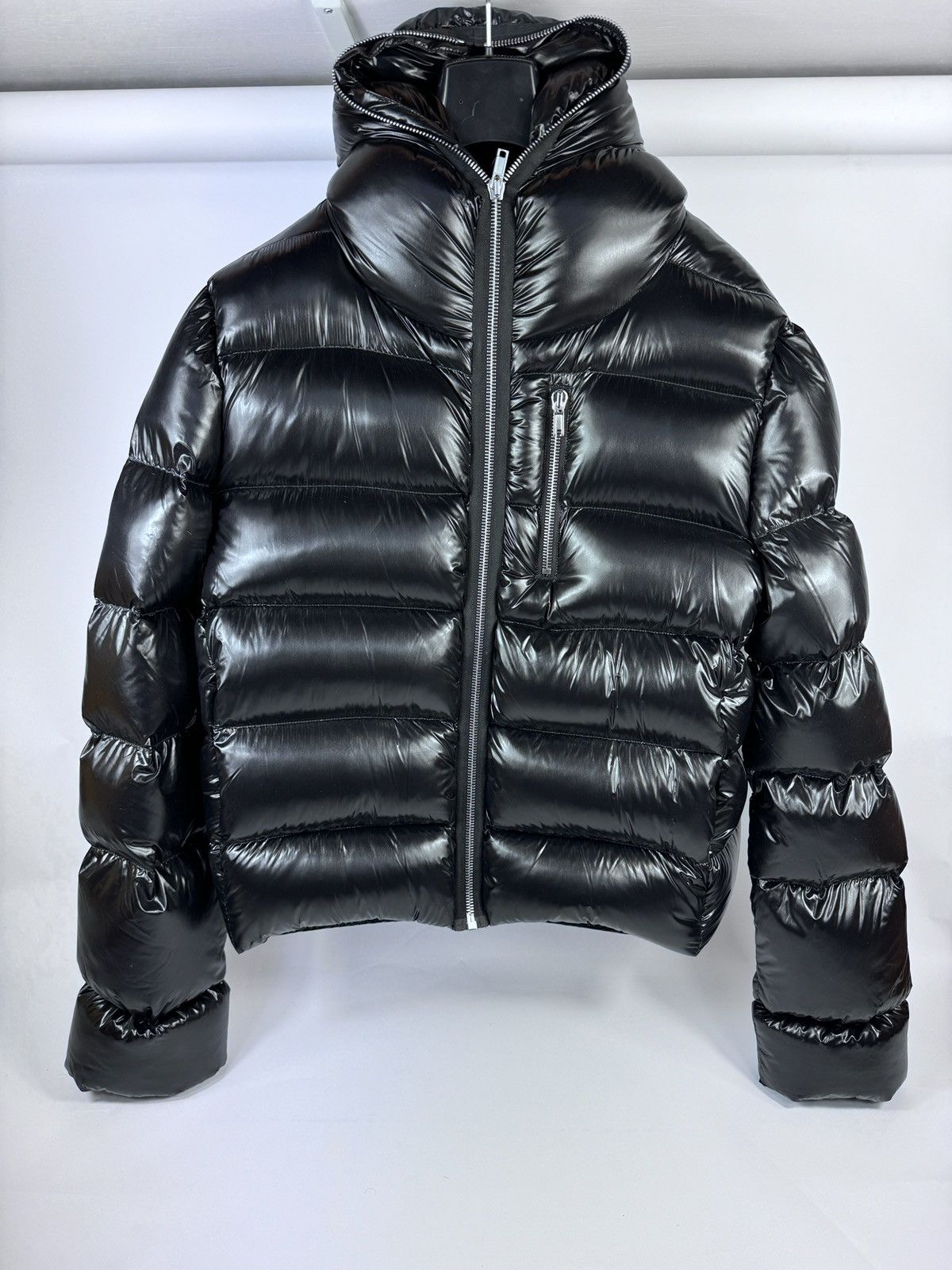 Rick Owens PORTERVILLE PUFFER JACKET WITH A FULL ZIP DETAIL Size US XL / EU 56 / 4 - 1 Thumbnail
