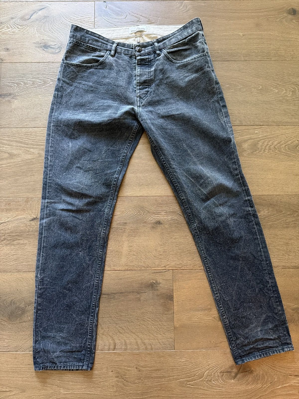 Stone Island Stone Island Canvas Denim Jeans Size 33 Size US 33 - 4 Thumbnail