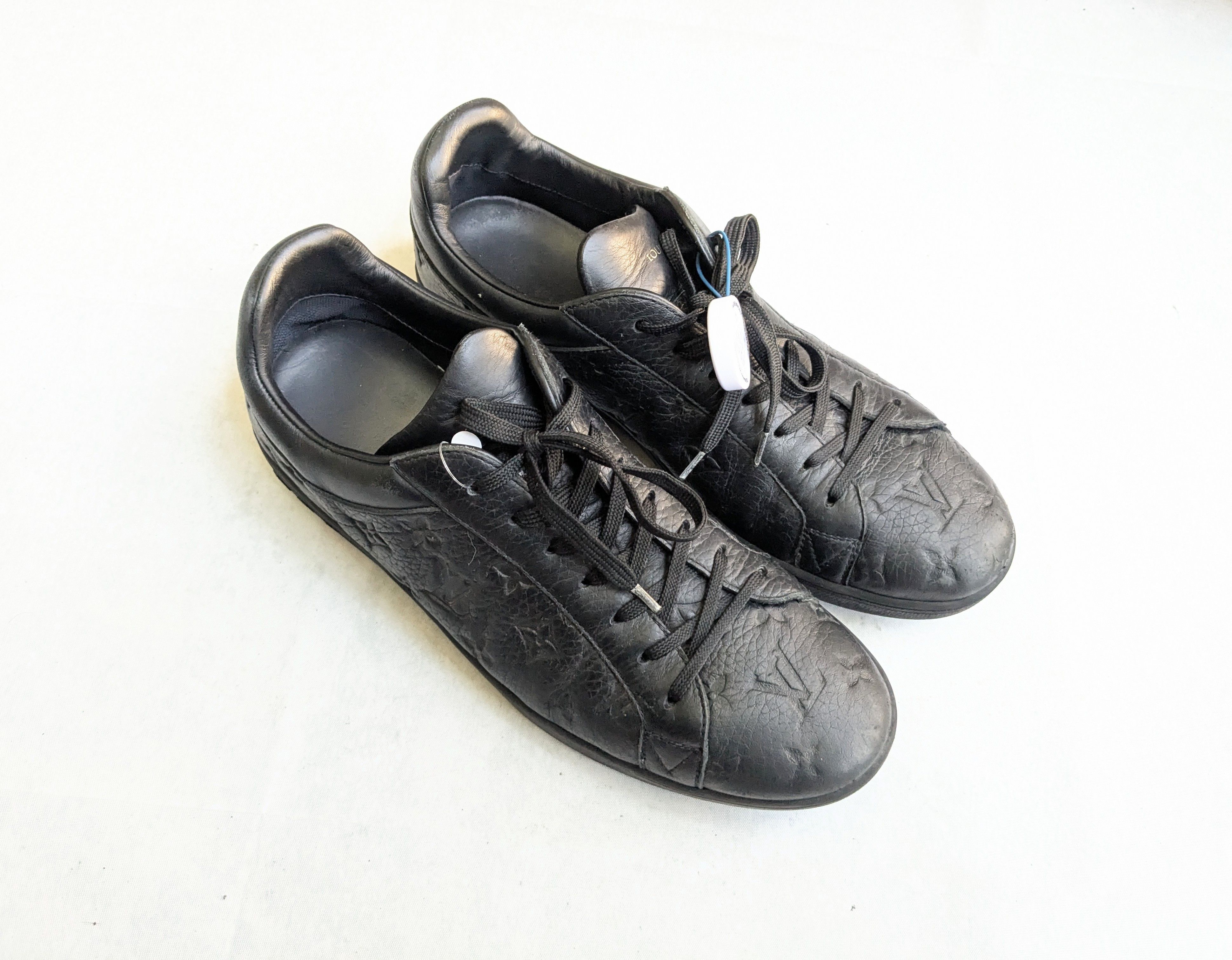 Louis Vuitton Louis Vuitton Luxembourg Black Monogram 11 Leather Size US 11 / EU 44 - 4 Thumbnail