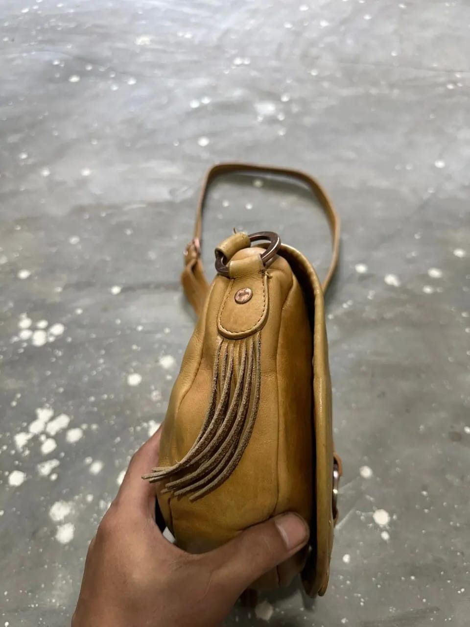 Yohji Yamamoto Vintage Yohji yamamoto Ysaccs Leather Crossbody / Sling bag Size ONE SIZE - 5 Thumbnail