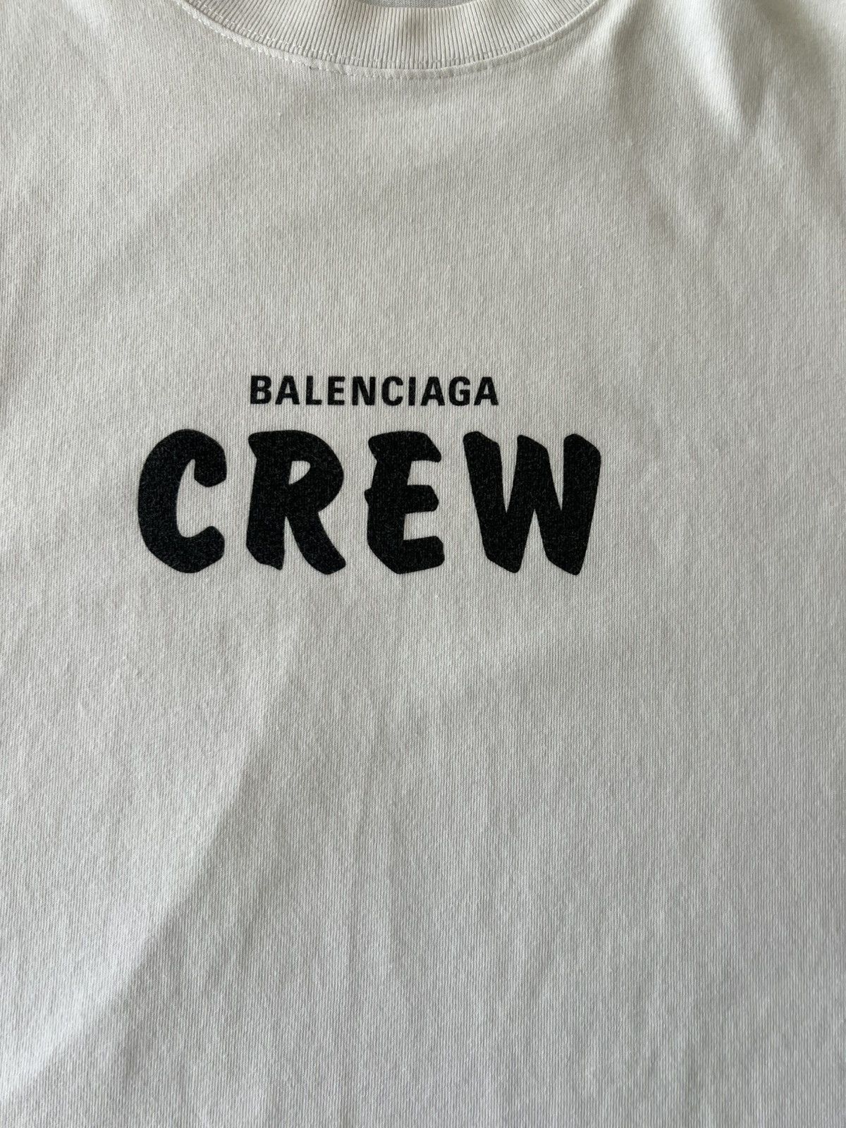 Balenciaga Balenciaga “CREW” Logo T-Shirt Size US S / EU 44-46 / 1 - 3 Thumbnail