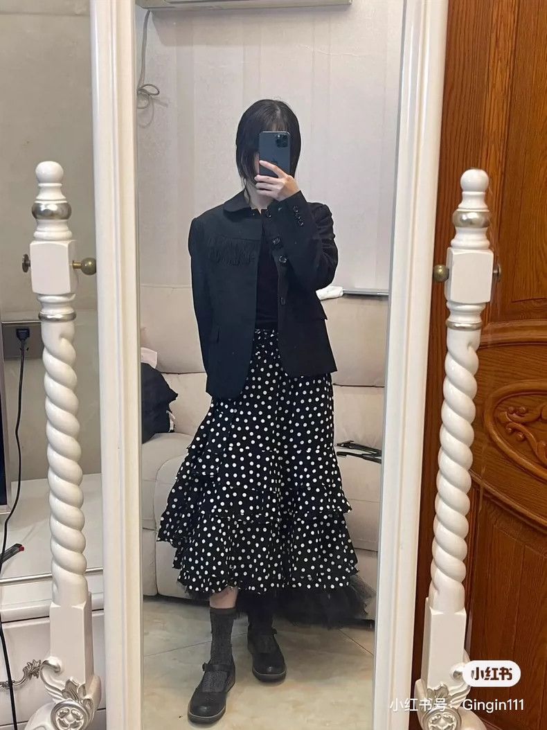 Comme des Garcons Comme Des Garcons Fringed crew neck black suit with curved Size XS / US 0-2 / IT 36-38 - 7 Thumbnail