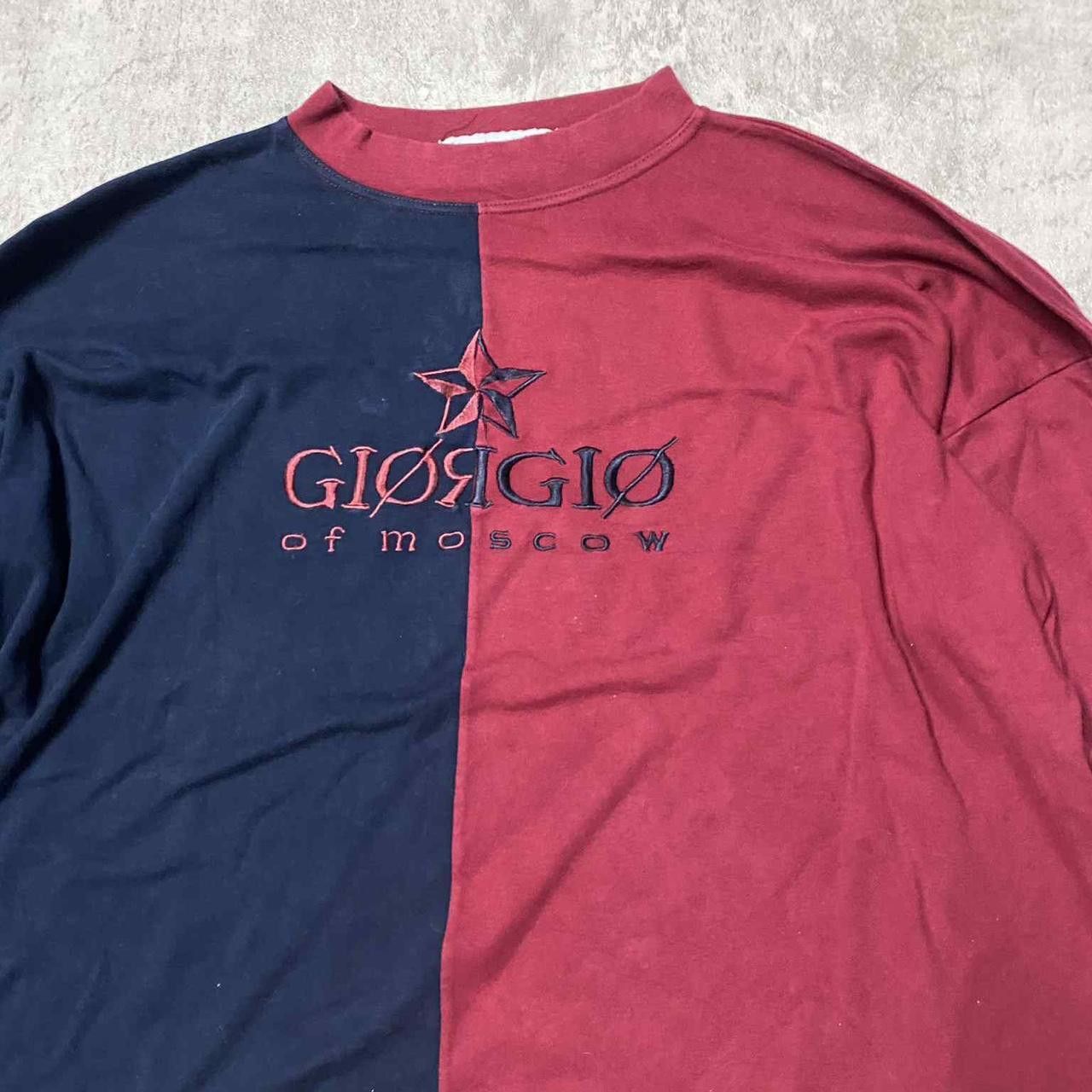 Giorgio Armani Giorgio Armani Moscow long sleeve shirt in red and navy Size US L / EU 52-54 / 3 - 5 Thumbnail