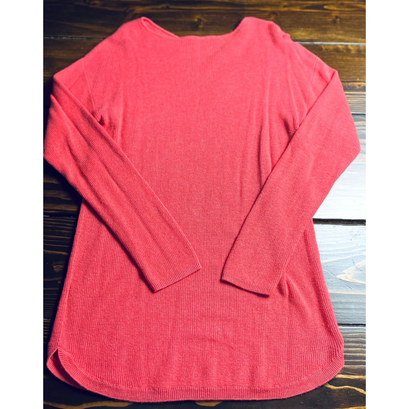 Talbots Talbots Sweater Women's Size Medium Pullover Long Sleeve Salmon Pink Regular Fit Casual Vintage No N/A Size M / US 6-8 / IT 42-44 - 2 Thumbnail
