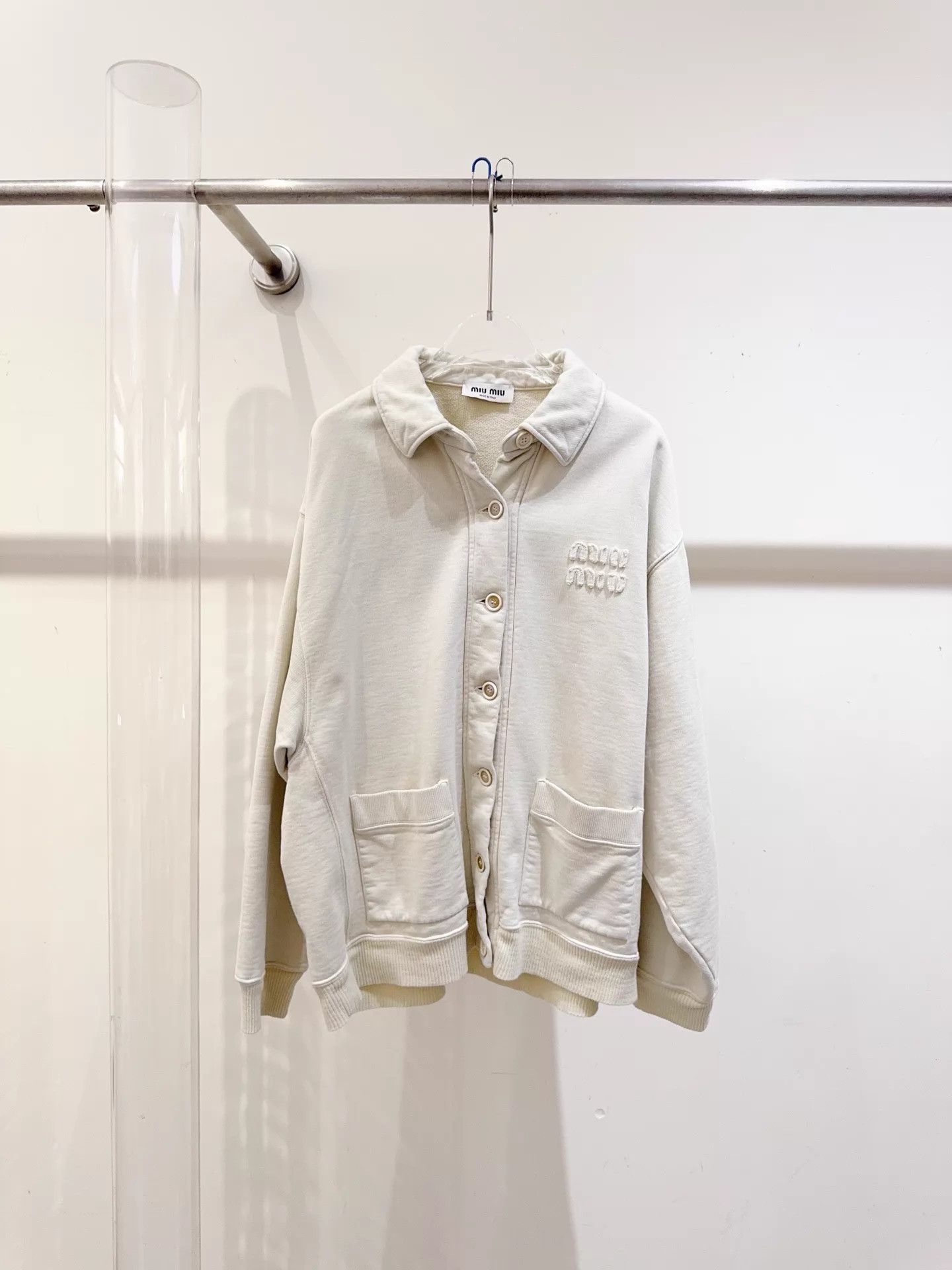 Miu Miu MIU MIU 24SS Distressed Jacket Size S Size S / US 4 / IT 40 - 1 Thumbnail