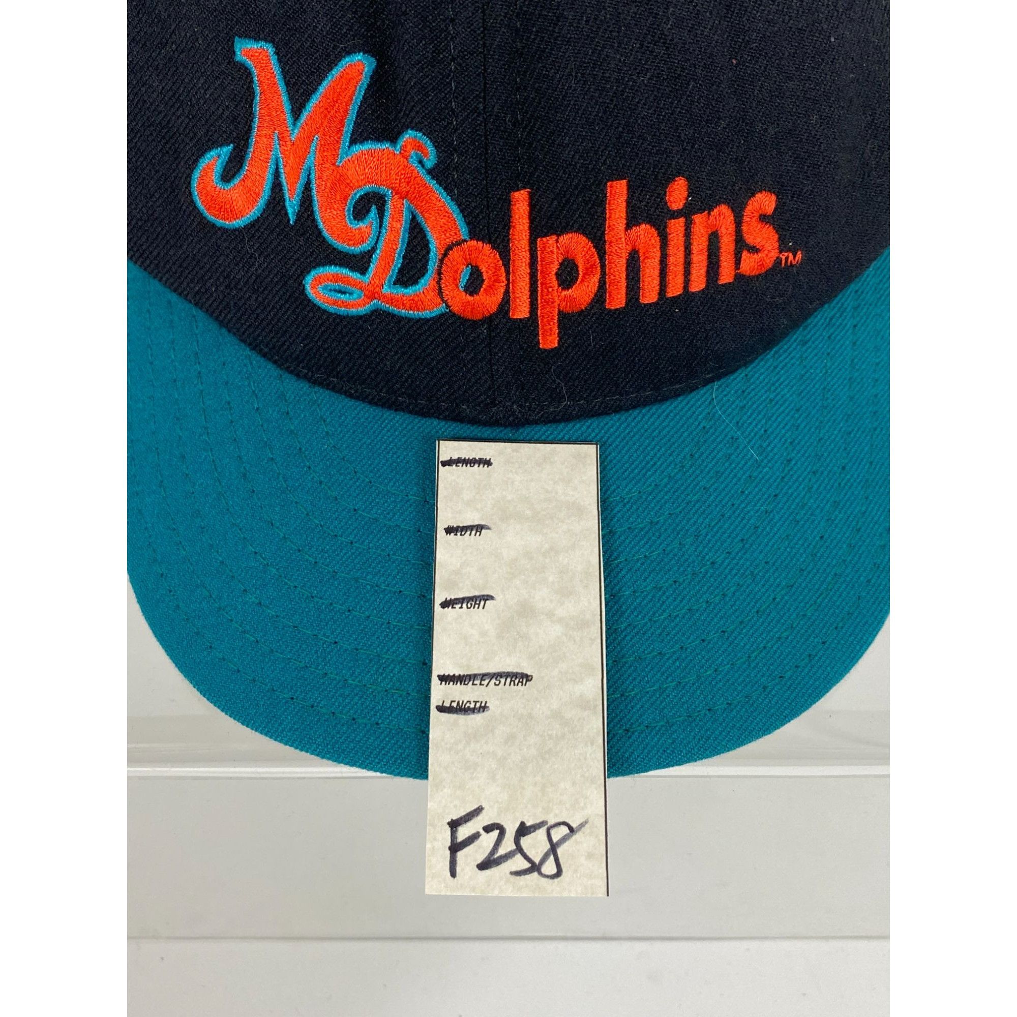 New Era VTG New Era 5950 Team NFL Miami Dolphins 100% Wool Fitted Ha Size ONE SIZE - 8 Thumbnail