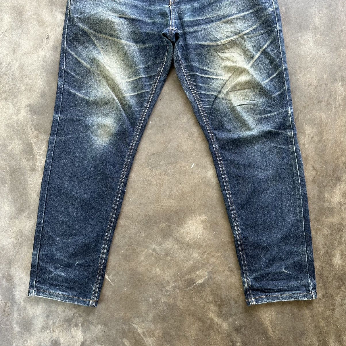 Japanese Brand Vintage Edwin Faded Denim Jean Pant W33 Size US 33 - 2 Thumbnail