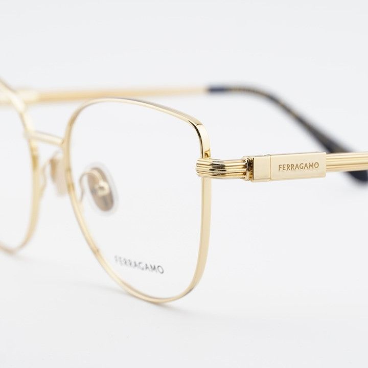 Salvatore Ferragamo Salvatore Ferragamo SF2240 751 Eyeglasses Gold 56mm Cat Eye Size ONE SIZE - 7 Thumbnail
