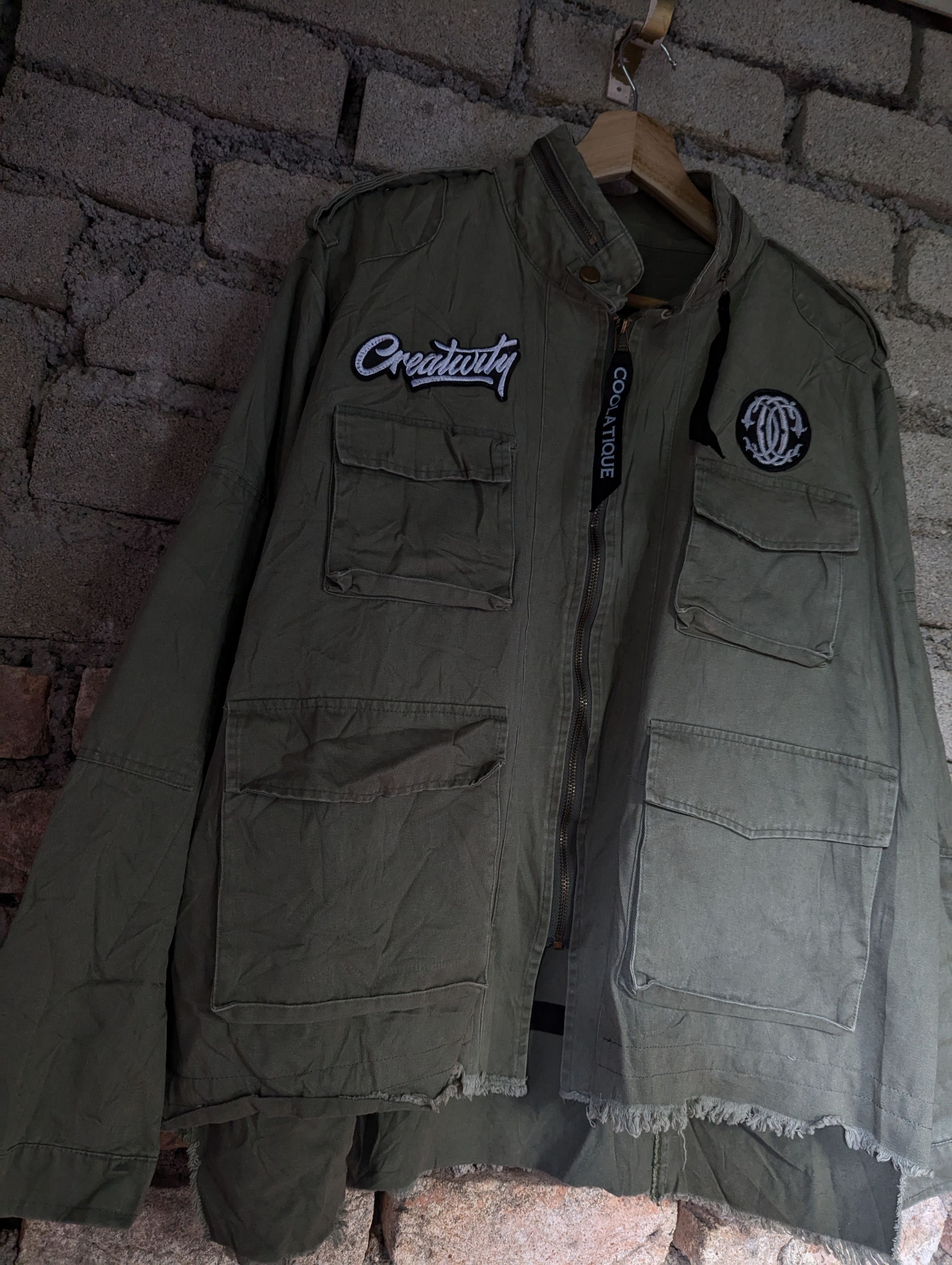 Handmade COOLA KOREAN STYLE ARMY LIMITED EDITION JACKET Size US L / EU 52-54 / 3 - 8 Thumbnail