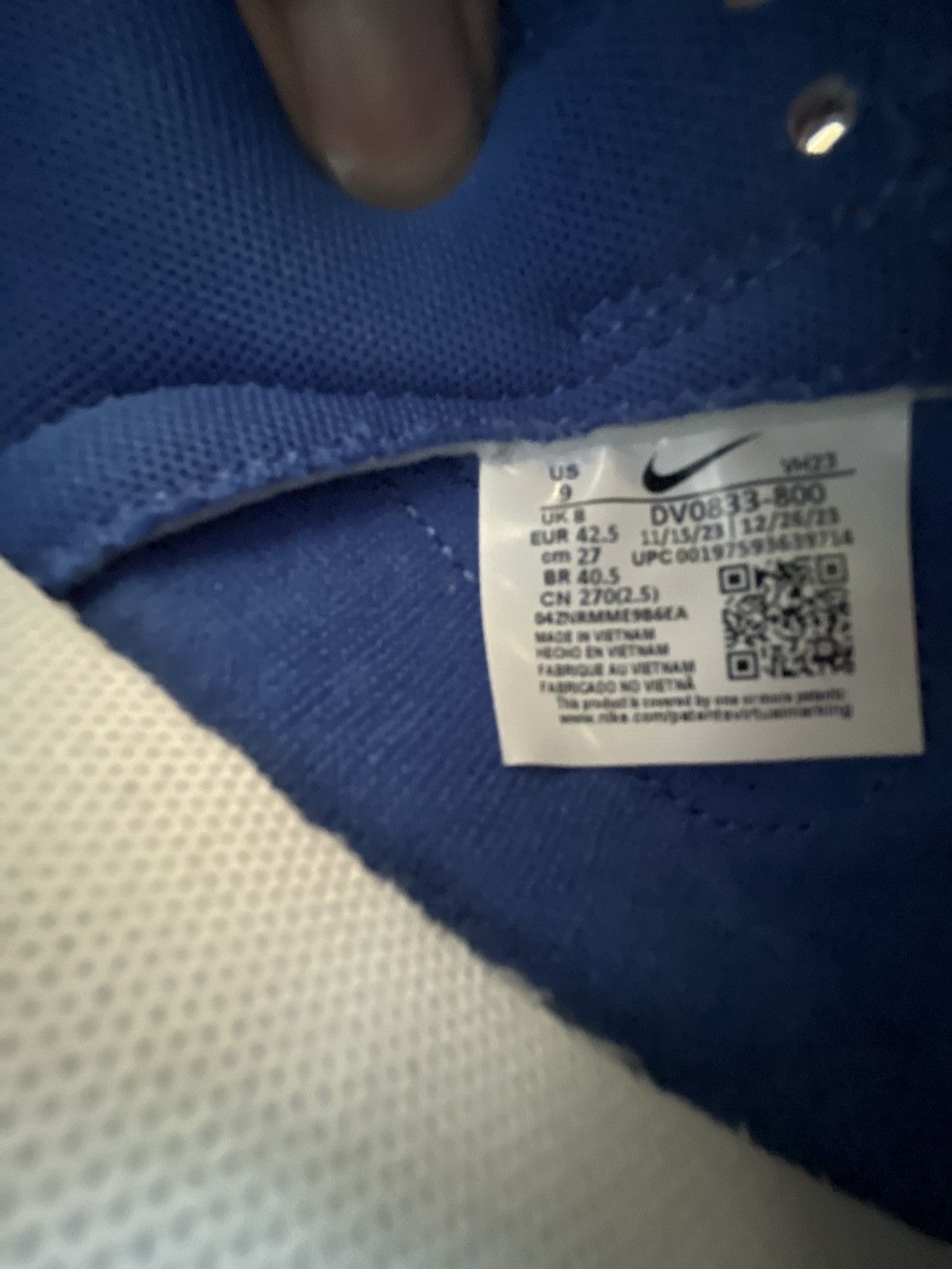 Nike Nike Dunk Low Knicks Size US 9 / EU 42 - 6 Thumbnail
