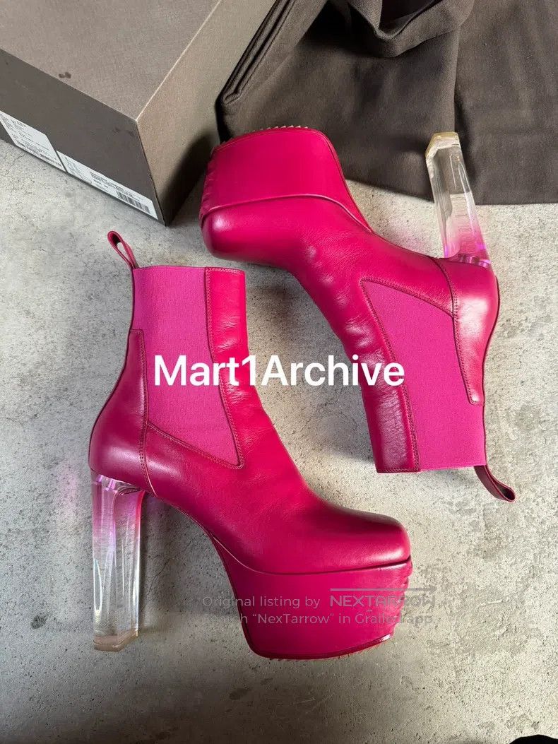 Rick Owens Rick Owens Gradual Crystal Heel High Heels Size US 8.5 / IT 38.5 - 2 Thumbnail