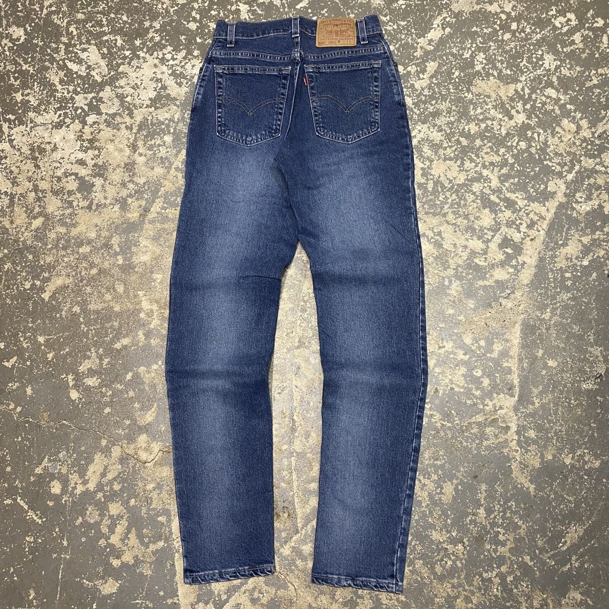 Japanese Brand × Levi's × Vintage Vintage Levis 550 Blue Lyora Denim Jeans USA 90s Size US 26 / EU 42 - 1 Thumbnail
