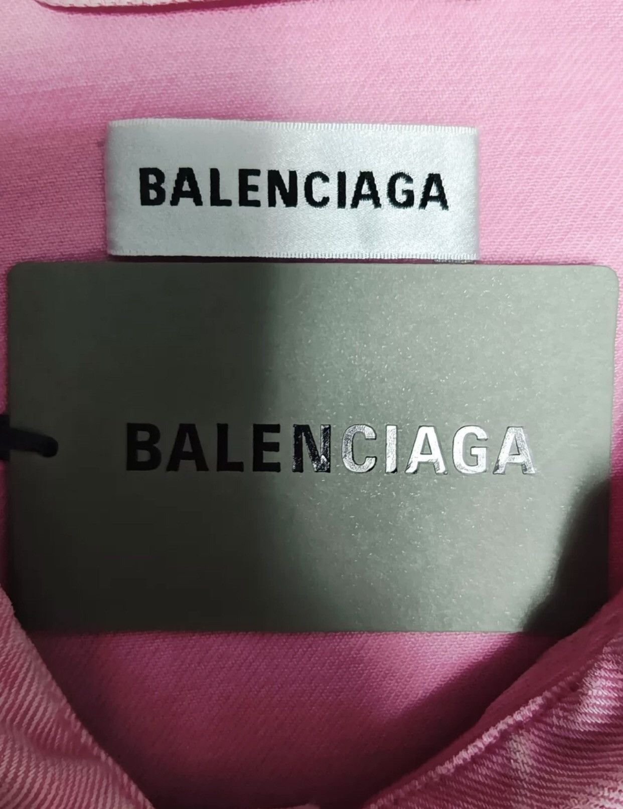 Balenciaga Balenciaga Valentines Wash logo Denim Jacket 2412- Size US S / EU 44-46 / 1 - 4 Thumbnail