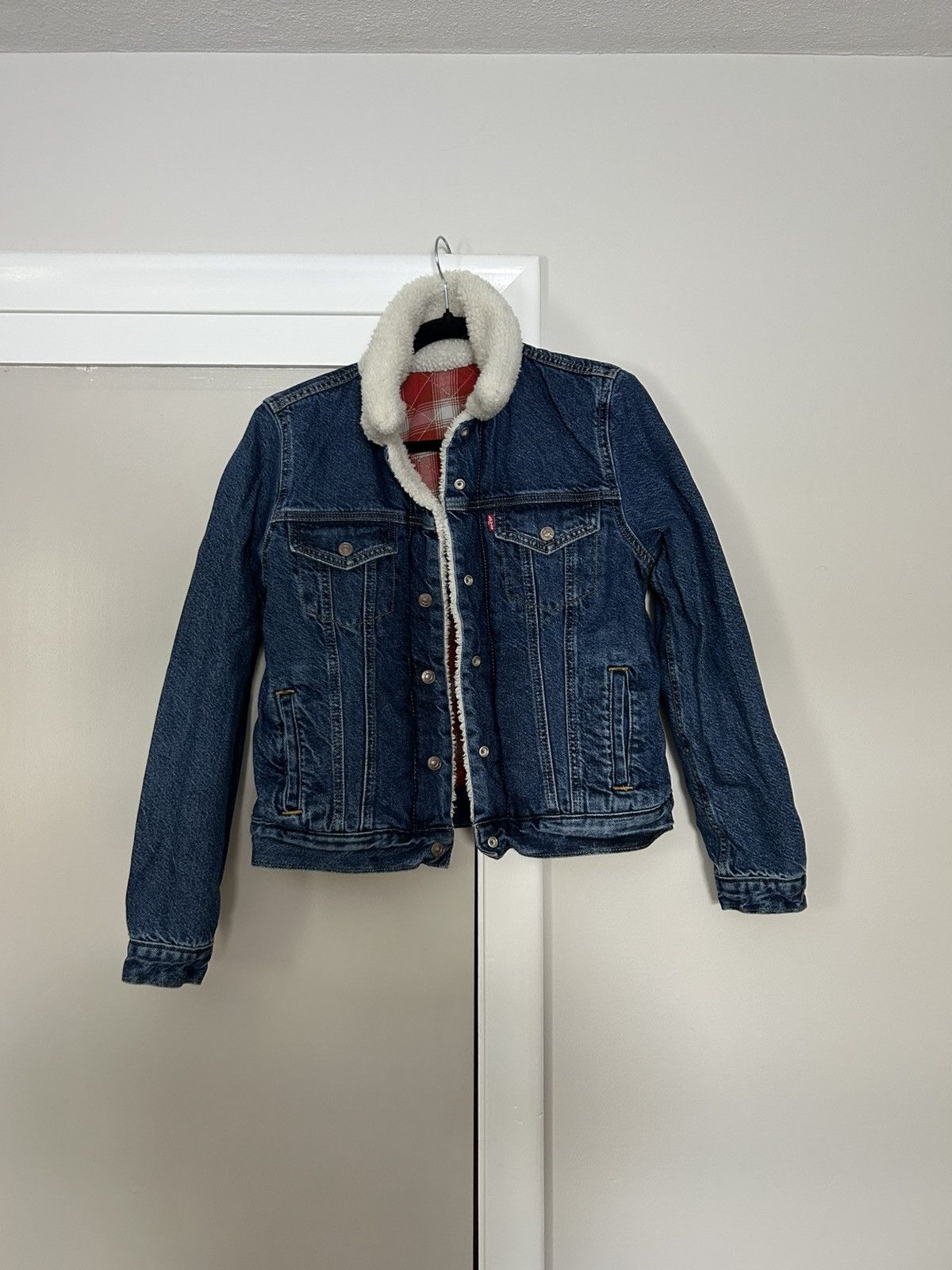 Levi's Levi’s Women’s Original Printed Reversed-Lined Trucker Size S / US 4 / IT 40 - 4 Thumbnail