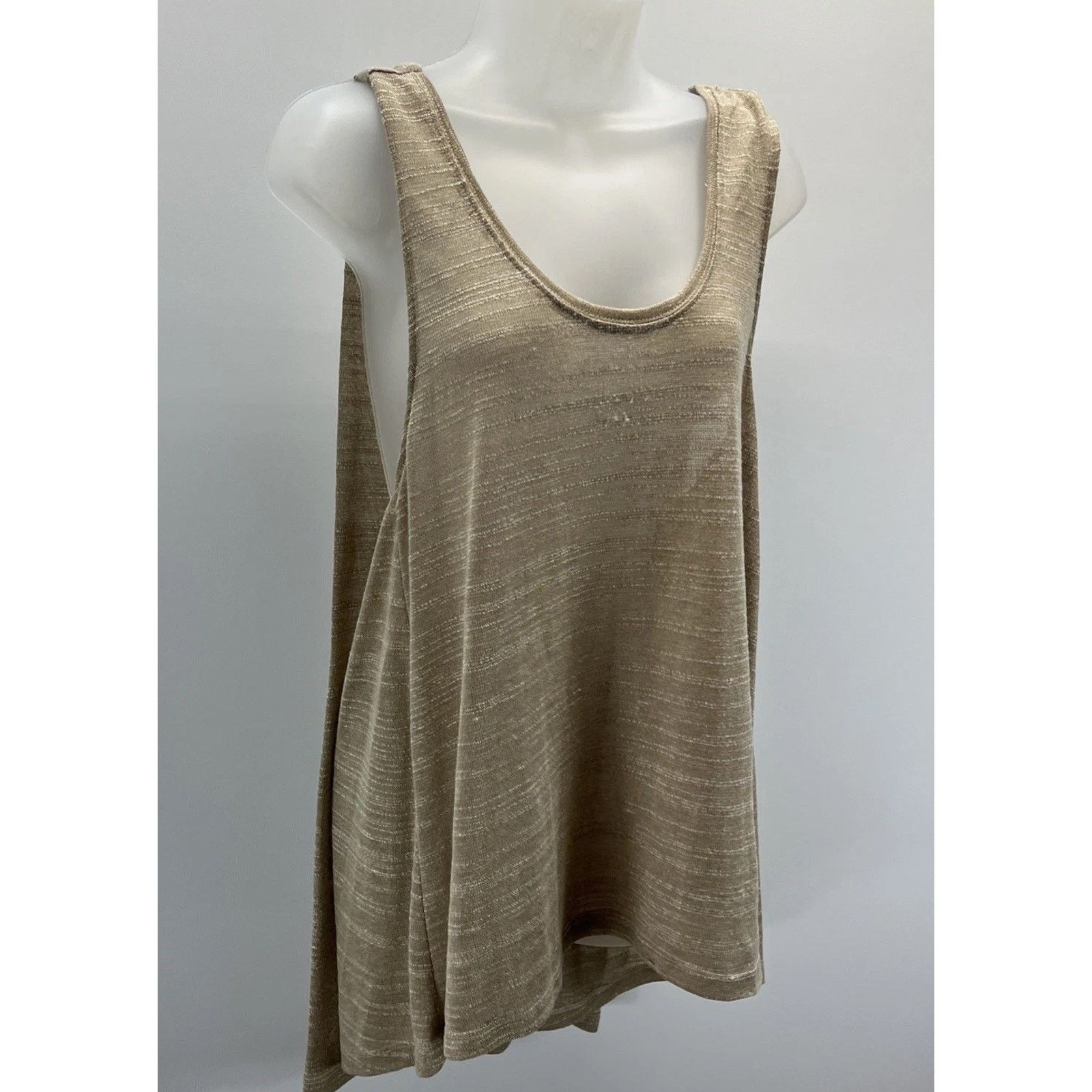 Other UMGEE Womens Sleeveless Top Tan Cotton Blend Size Small Size S / US 4 / IT 40 - 3 Thumbnail