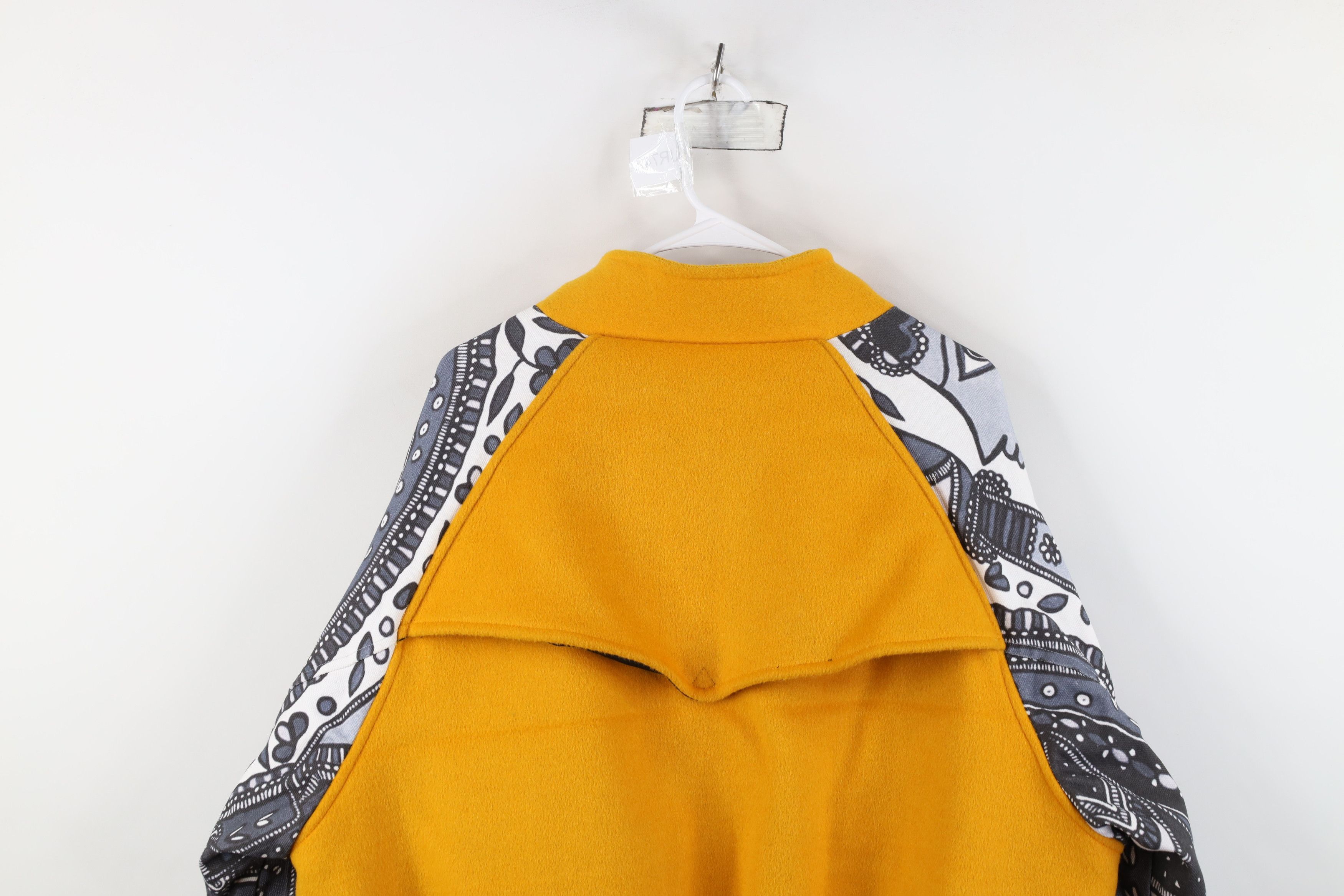 Vintage Sevin Kasran Streetwear Adult Flower Wool Bomber Jacket Size US XXL / EU 58 / 5 - 14 Thumbnail