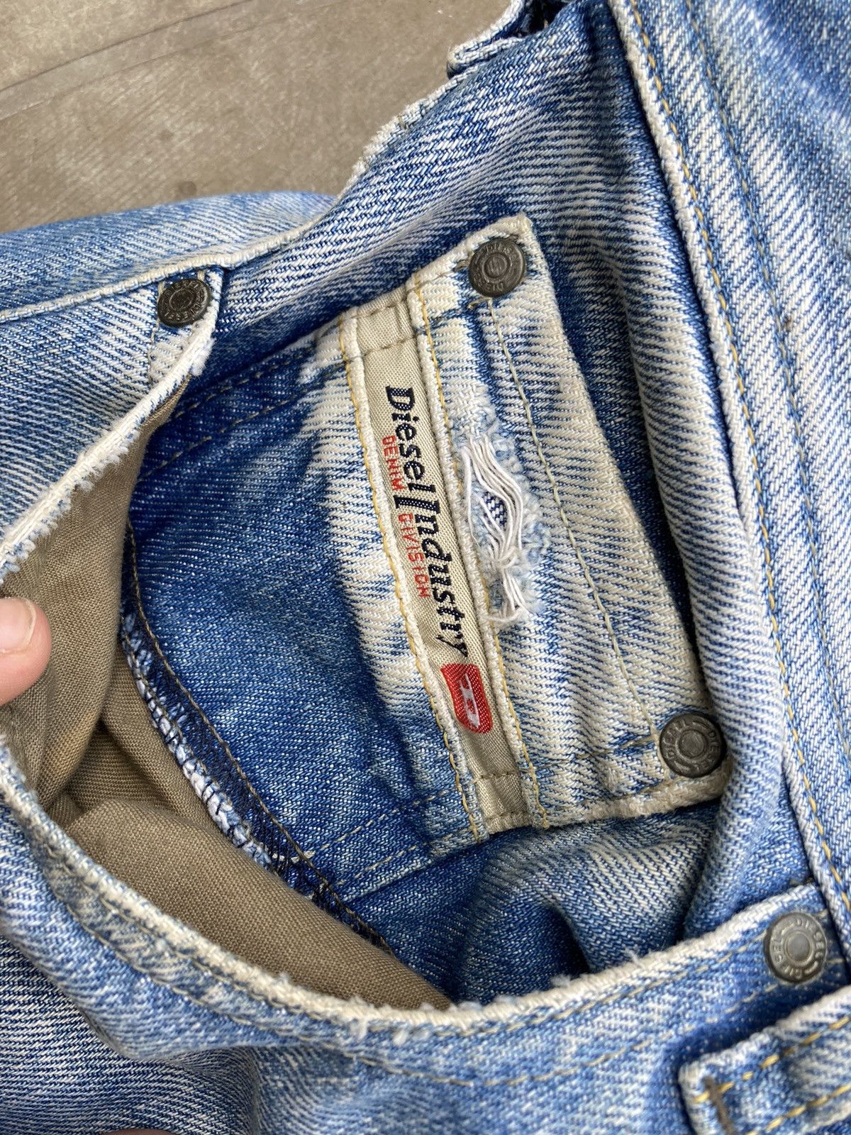 Diesel × Vintage Diesel Low waist Flared Denim Sick Fade Size US 34 / EU 50 - 7 Thumbnail