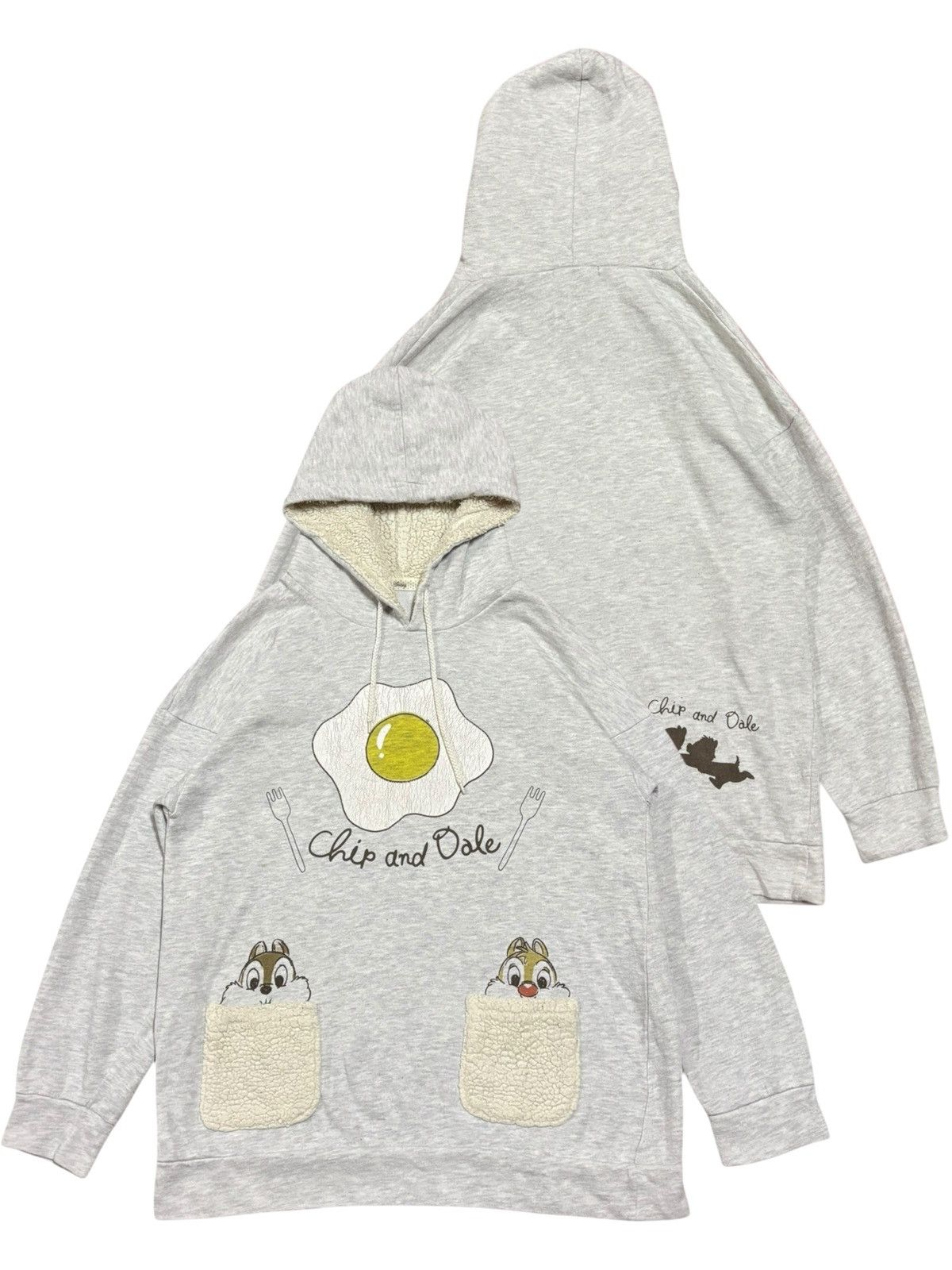 Cartoon Network Vtg 90s Disney Chipmunks Fleece Pocket Hoodie Size US M / EU 48-50 / 2 - 1 Thumbnail