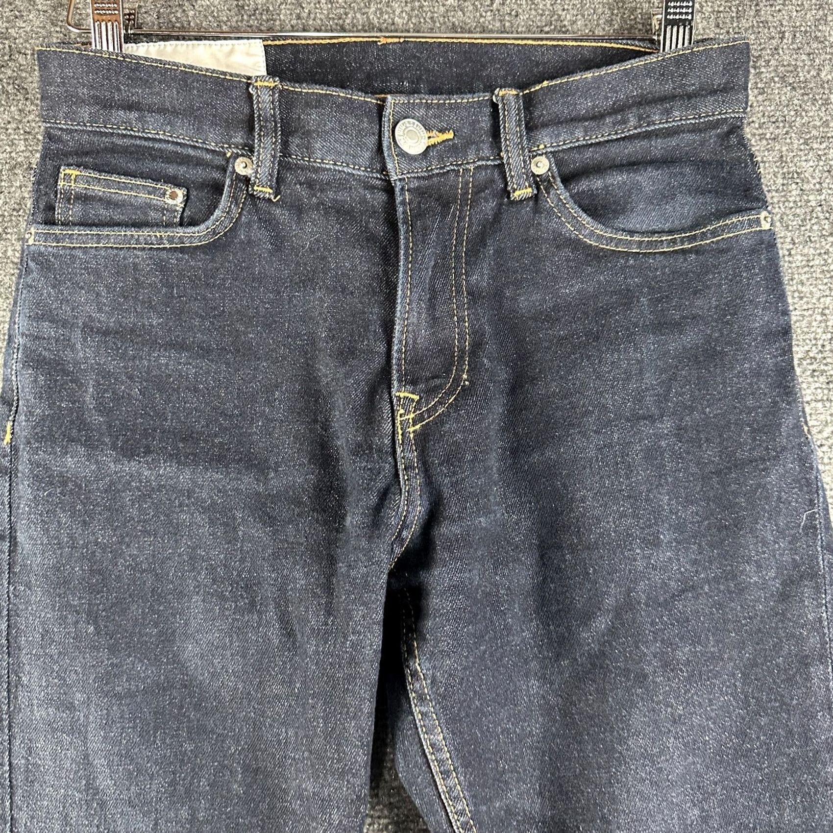 H&M H&M Denim Jeans Slim Dark Wash 30 Mens Cotton Stretch 5-Pocket Zipper Fly Jeans Size US 30 / EU 46 - 3 Thumbnail