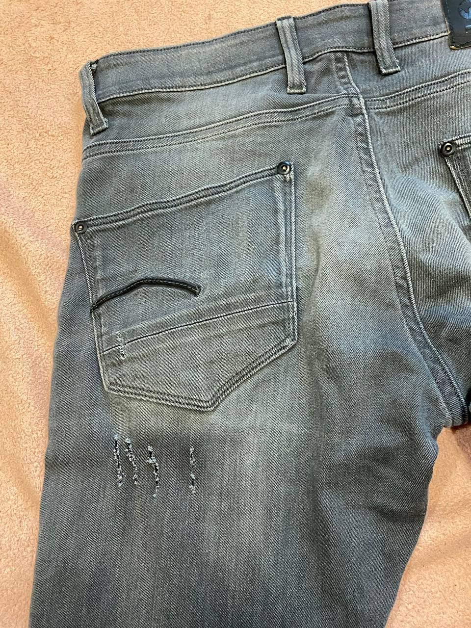 G-Star New G-Star Faded Grey Neblina Revend Skinny Jeans Size US 32 / EU 48 - 19 Thumbnail