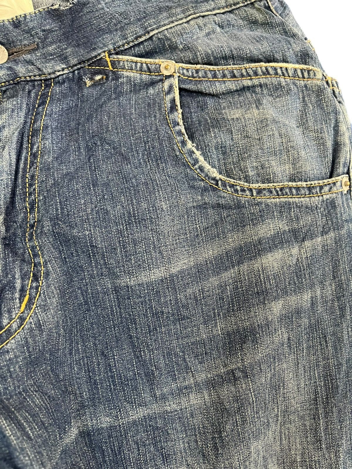 WHIZ LIMITED Vintage Whiz Limited Double Pocket Trash Denim Size US 32 / EU 48 - 4 Thumbnail