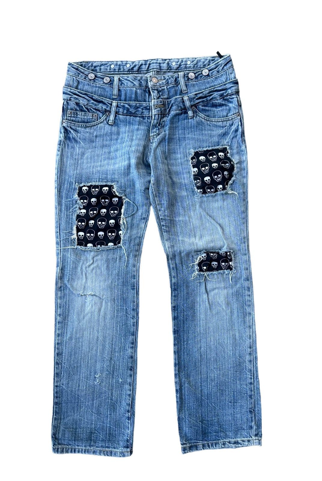 Japanese Brand double waist jeans Size US 32 / EU 48 - 6 Thumbnail