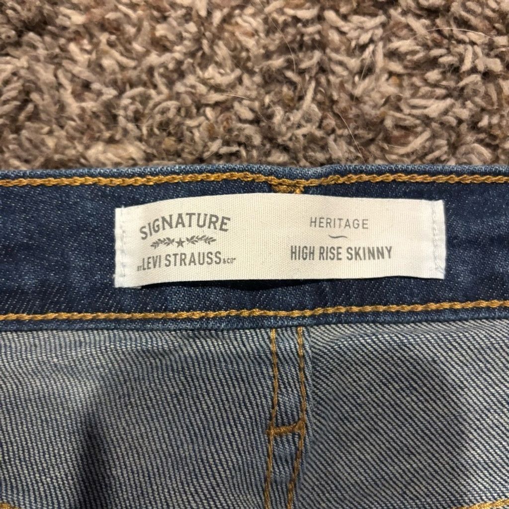 Levi's Signature by Levi Strauss Women's Blue Jeans Size 33" - 5 Thumbnail