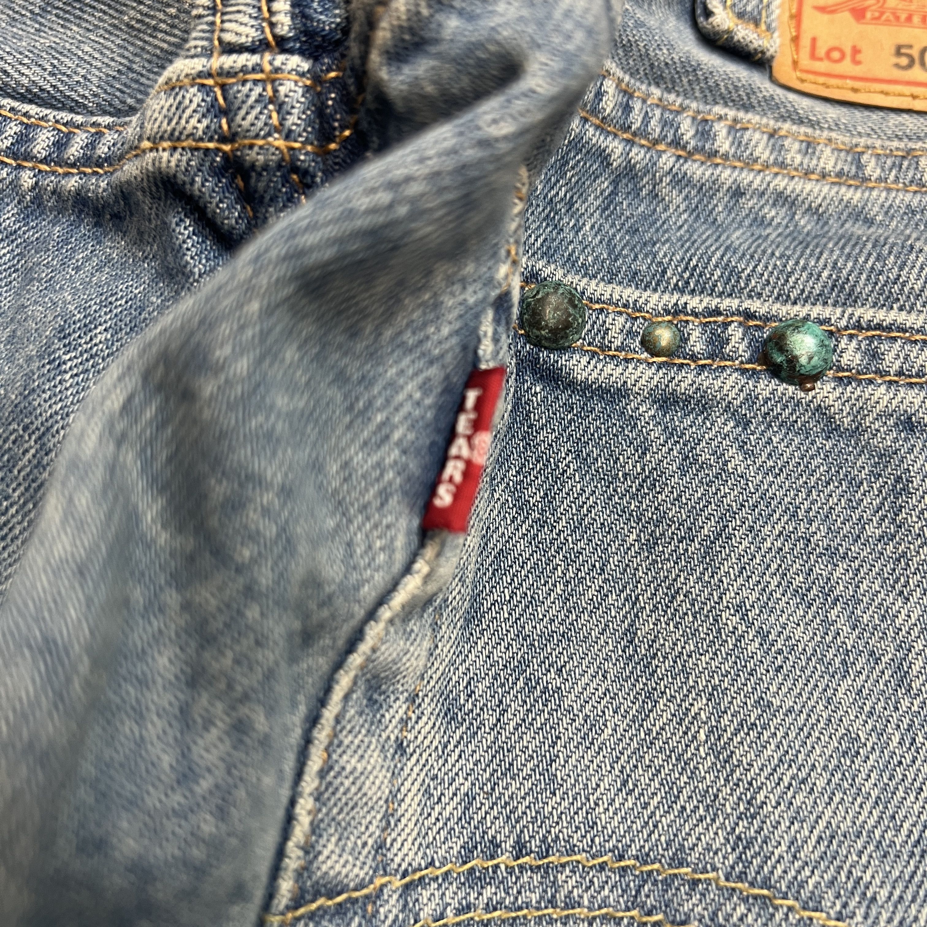 DENIM TEARS Denim Tears Levis Rhinestone Blue Jeans Wreath Print Size 38 Size US 38 / EU 54 - 9 Thumbnail