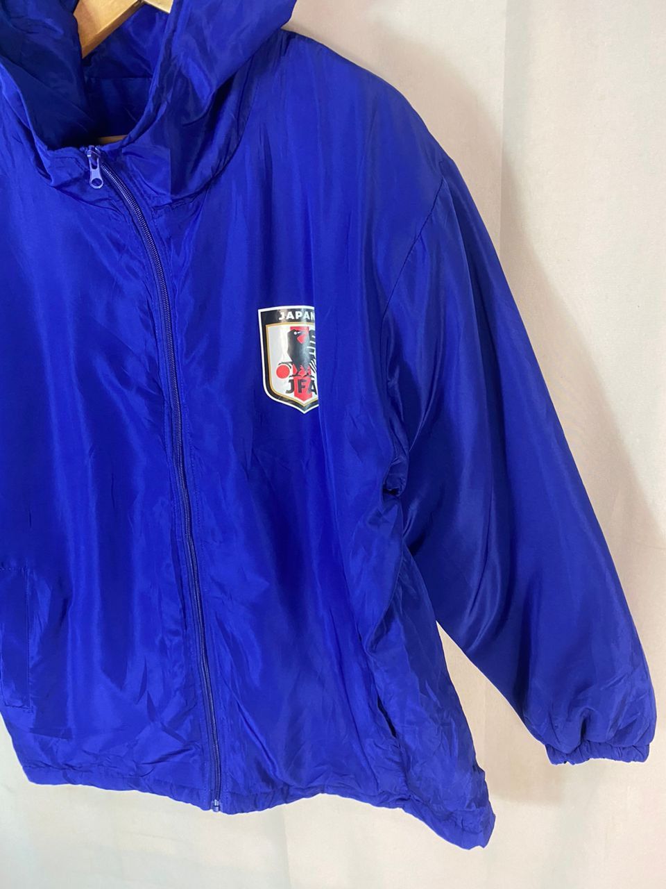 Japanese Brand Samurai blue japan football team zipper hoodie jacket Size US L / EU 52-54 / 3 - 3 Thumbnail