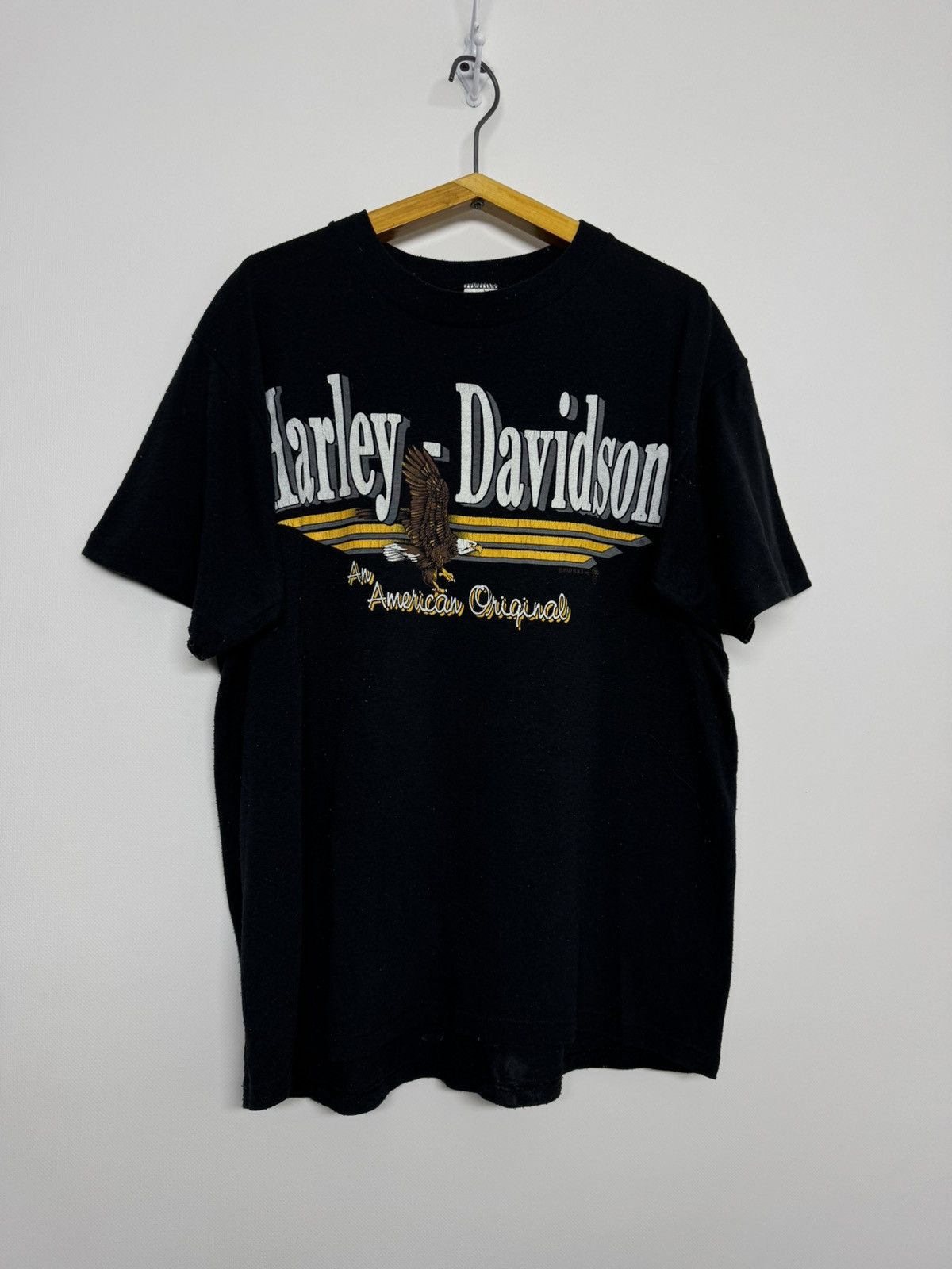 Vintage Vintage 80s Harley Davidson T-Shirt Size US L / EU 52-54 / 3 - 5 Thumbnail