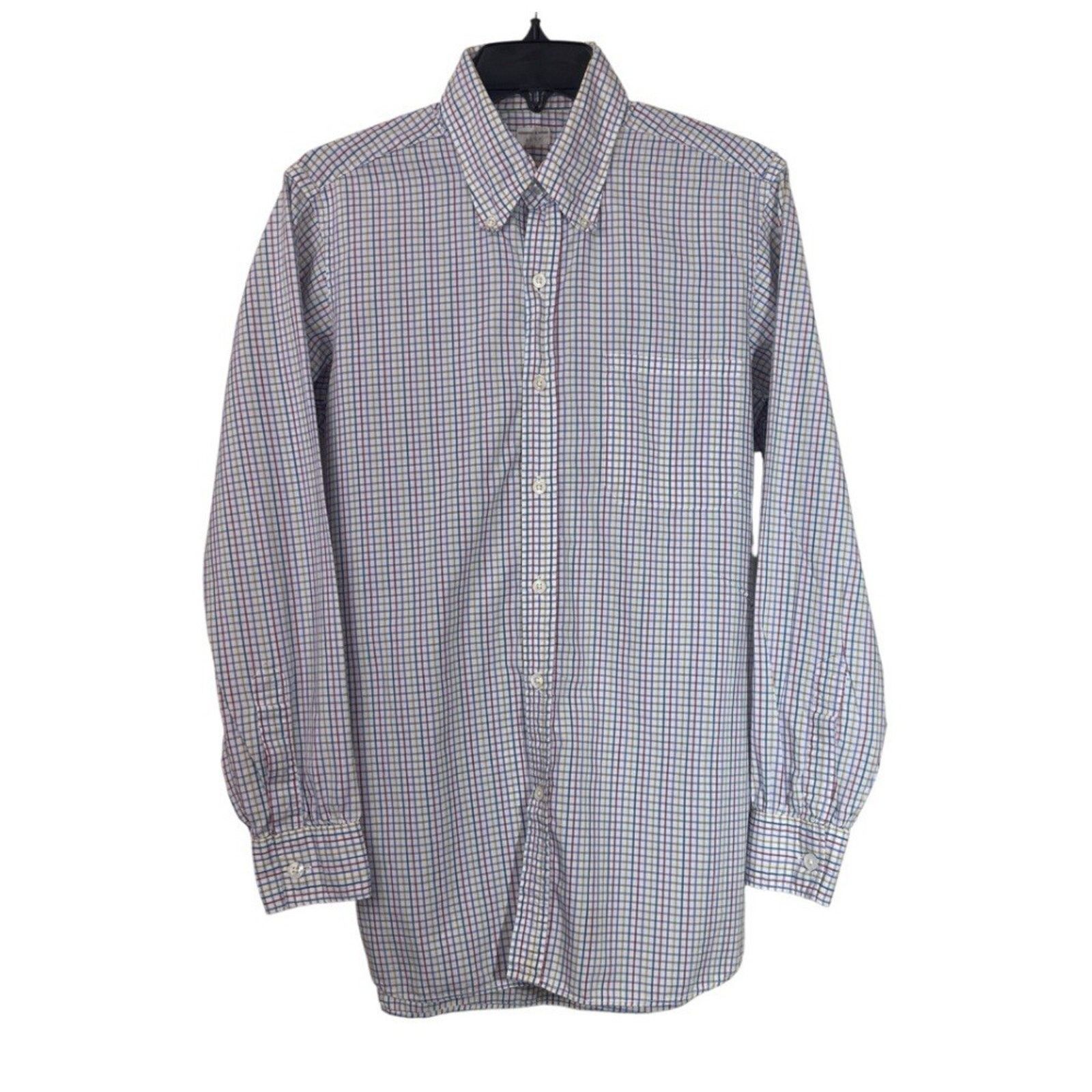 Turnbull & Asser Turnbull & Asser Button Up Shirt Mens L Plaid Vintage Size US L / EU 52-54 / 3 - 1 Thumbnail