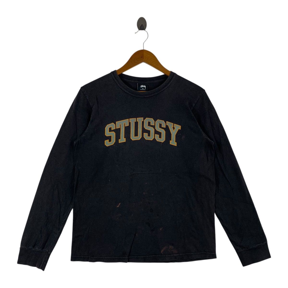 Stussy Vintage 90s STUSSY big logo long sleeve tee Size US M / EU 48-50 / 2 - 1 Thumbnail