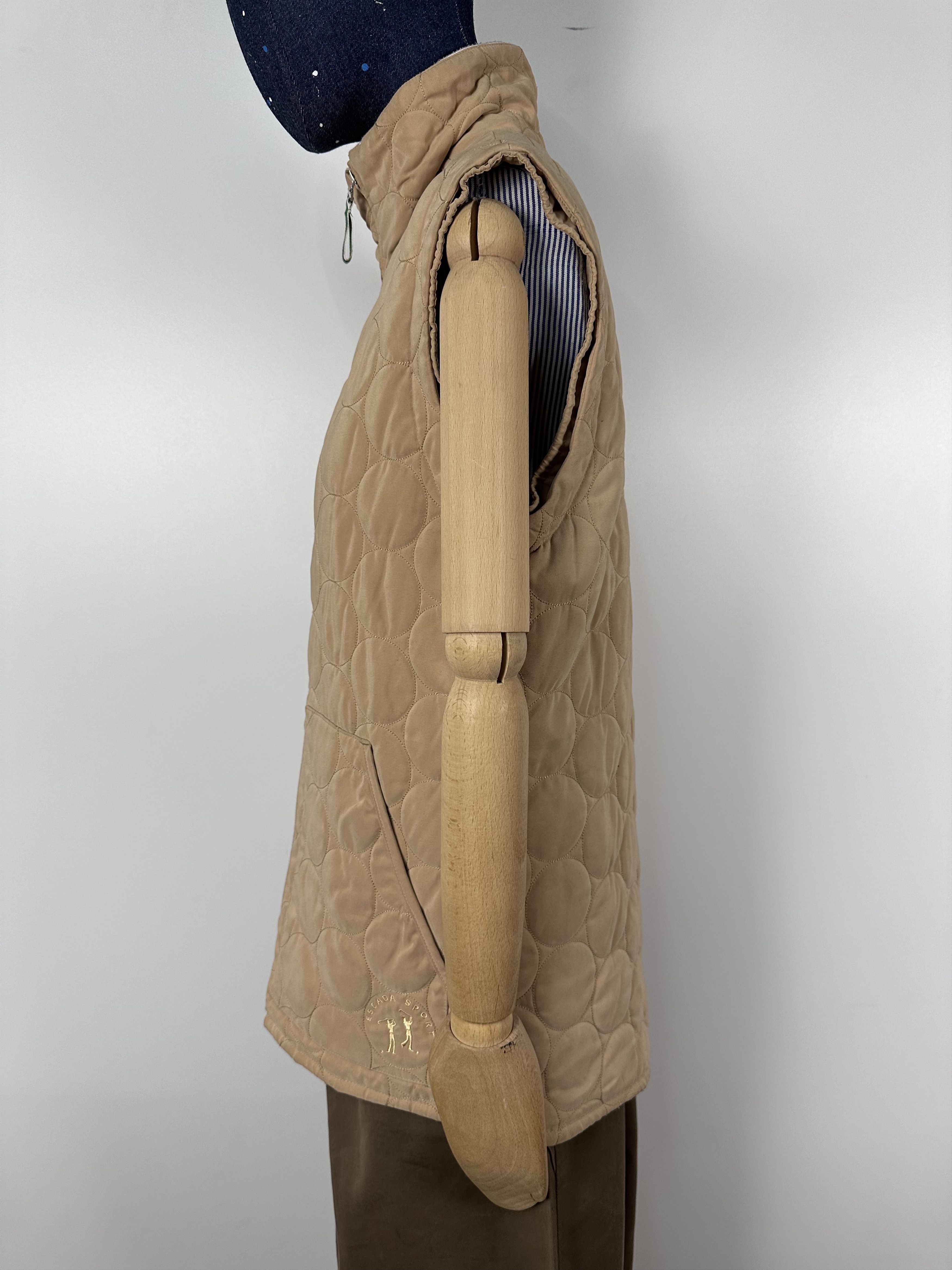 Escada × Escada Sport Escada Sport Quilted Beige Vest Womens Size S Size S / US 4 / IT 40 - 6 Thumbnail