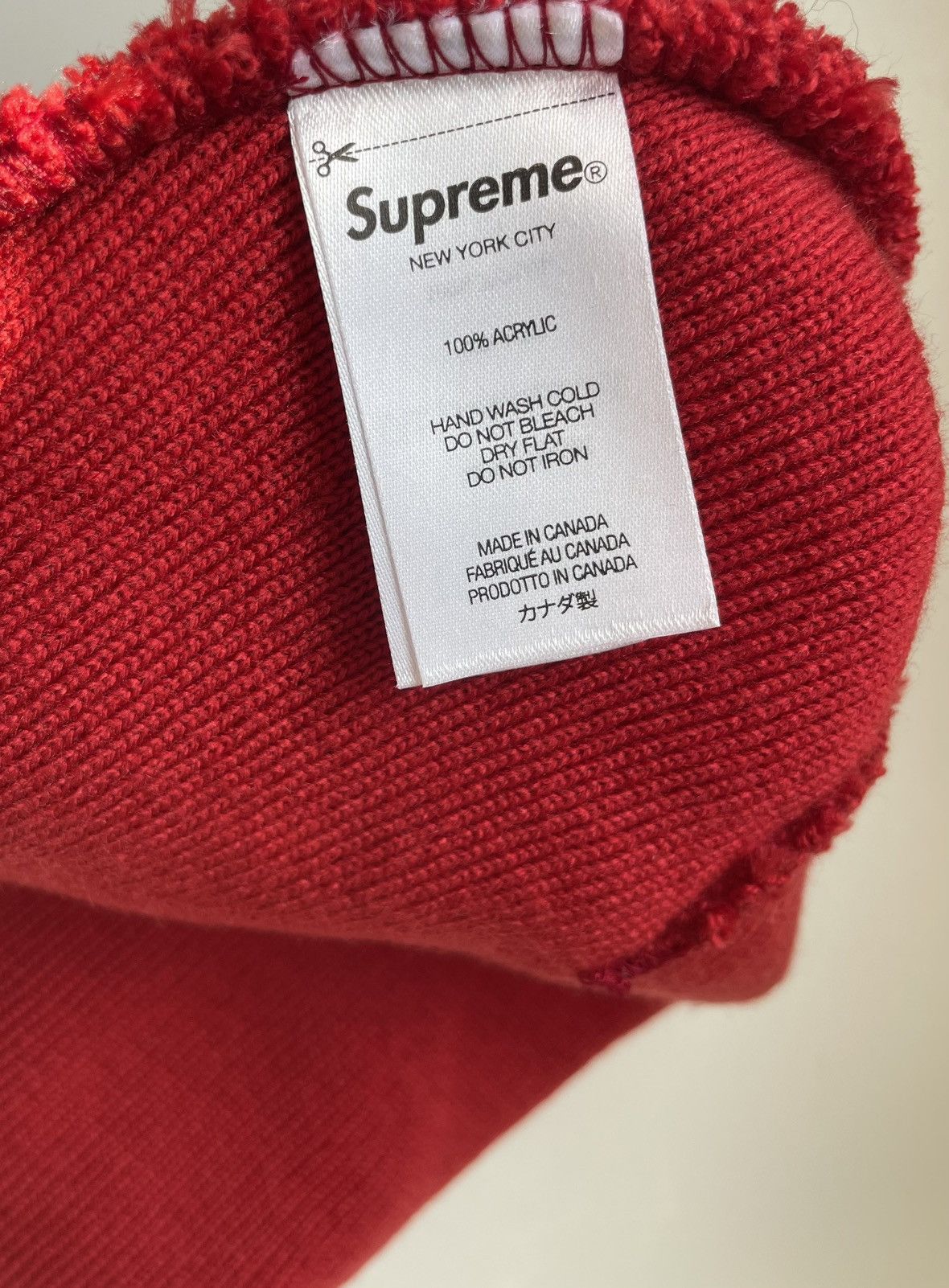 Supreme SHREK Supreme Beanie CARDINAL Size ONE SIZE - 3 Thumbnail