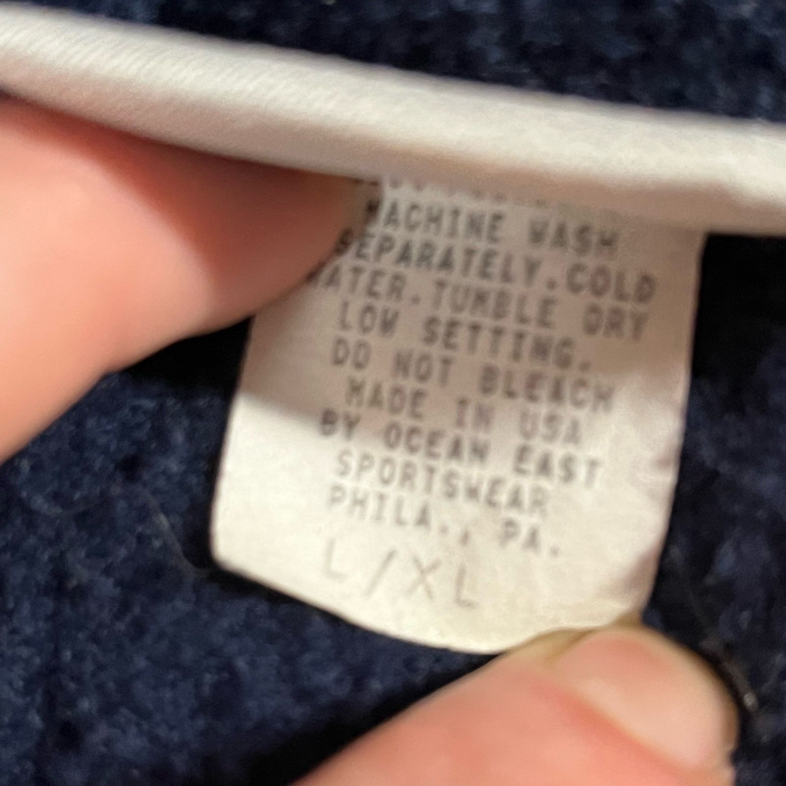 Vintage Vintage Ocean East Alaska Blue Fleece Sweater Size Large USA Size US L / EU 52-54 / 3 - 4 Thumbnail