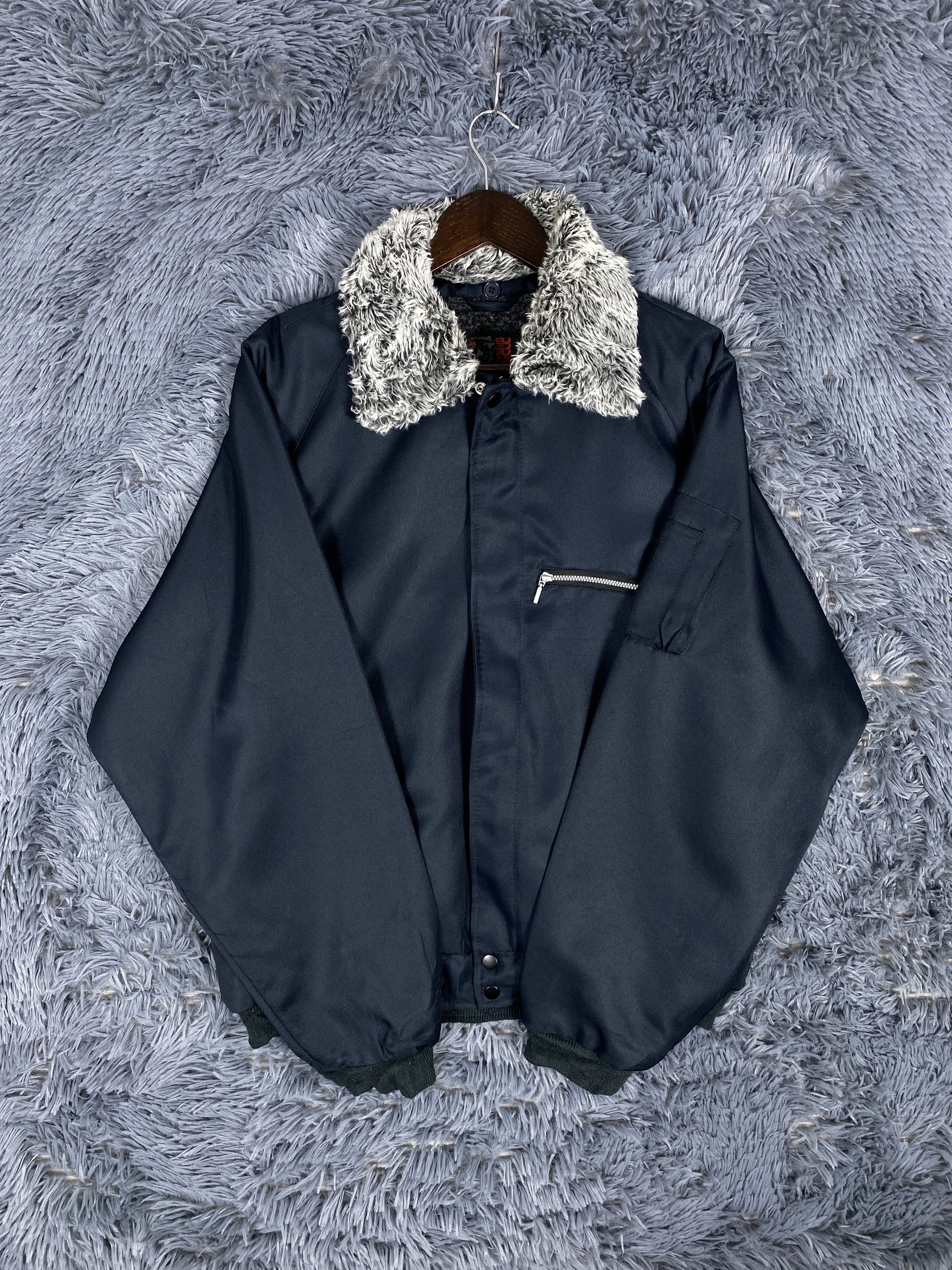 Japanese Brand Vintage Japanese Brand Sherpa Lining Zip Up Jacket Size US L / EU 52-54 / 3 - 4 Thumbnail