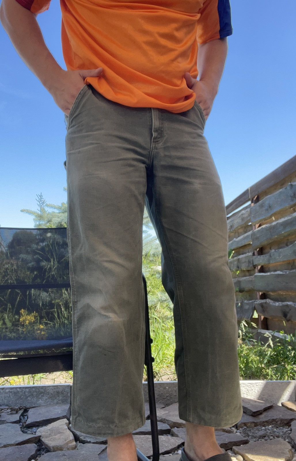 Carhartt 90’s Vintage Carhartt double knee cargo khaki pants Size US 33 - 20 Thumbnail