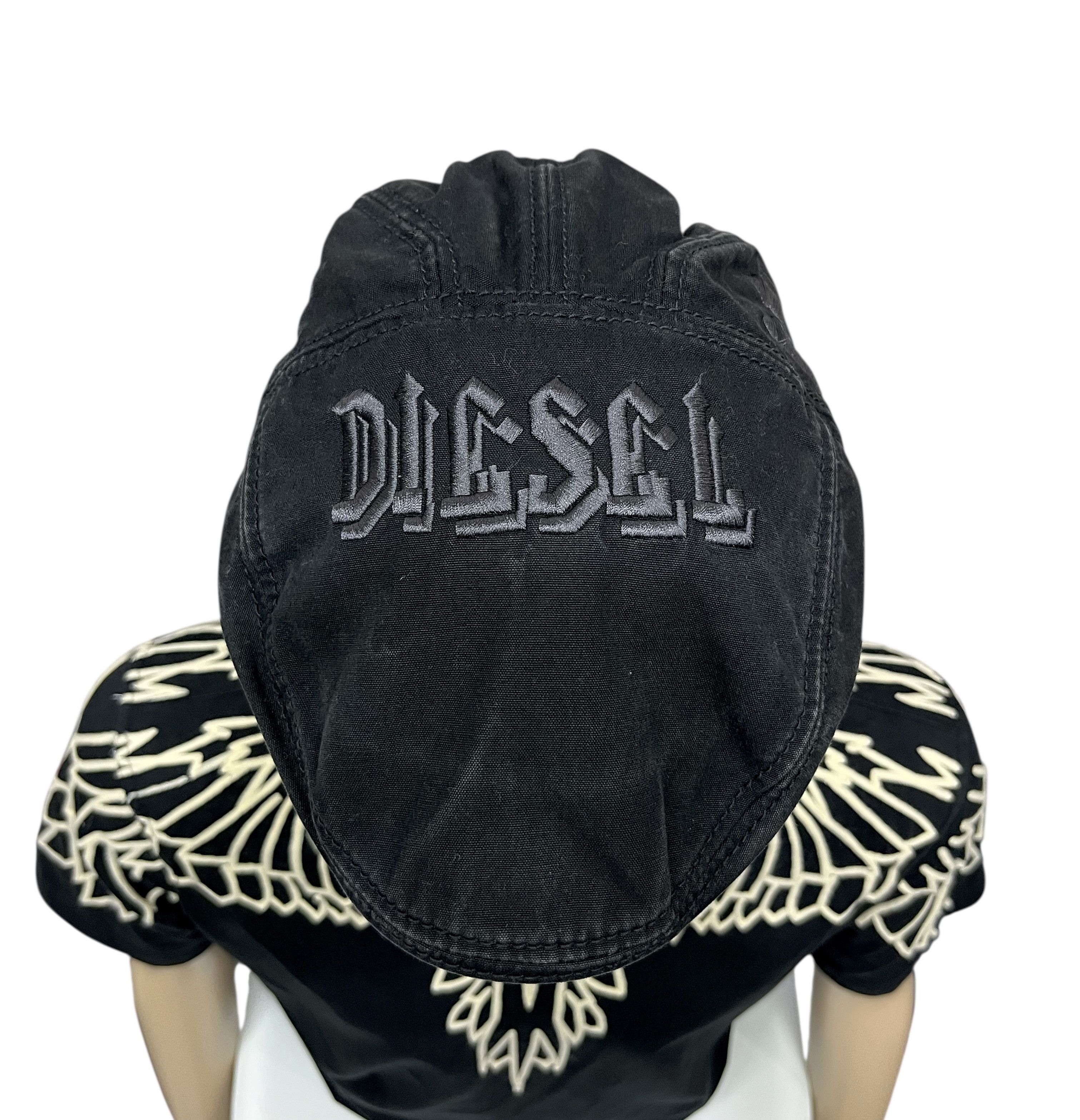 Diesel VERY RARE💥Vintage DIESEL BOLD EMBROIDERY Beretta Flat Cap Size ONE SIZE - 5 Thumbnail