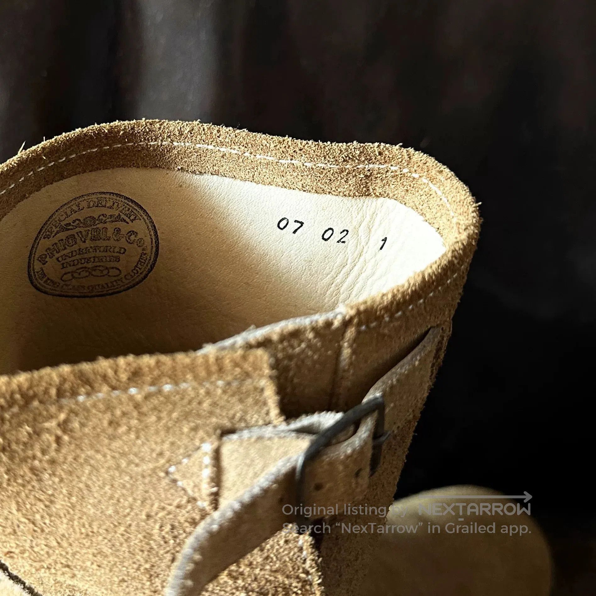 PHIGVEL MAKERS & Co. Phigvel Initial Suede Engineer Boots 7.5. Size US 7.5 / EU 40-41 - 7 Thumbnail