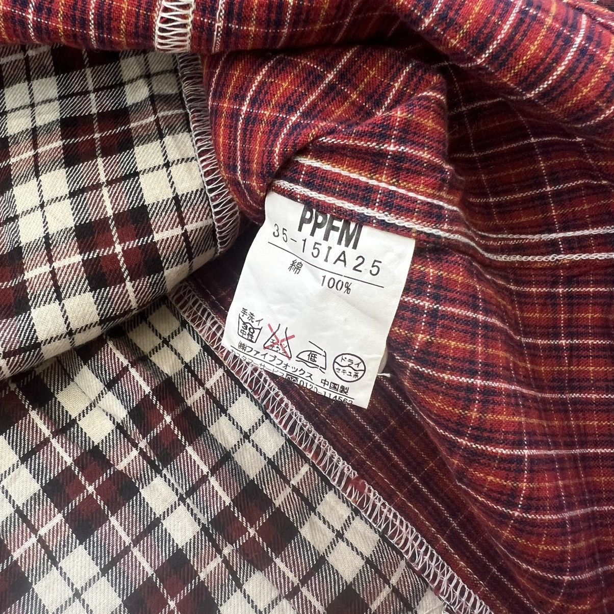 Hysteric Glamour 2000s PPFM Patchwork Gingham Plaid Longsleeve Shirt Size US M / EU 48-50 / 2 - 7 Thumbnail